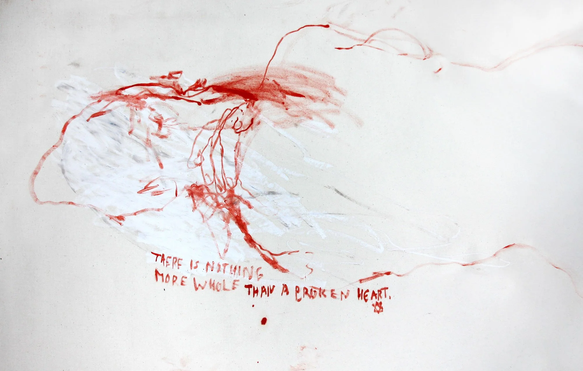 'There Is Nothing More Whole Than A Broken Heart' (2025) | Oil on canvas | 60 x 95cm