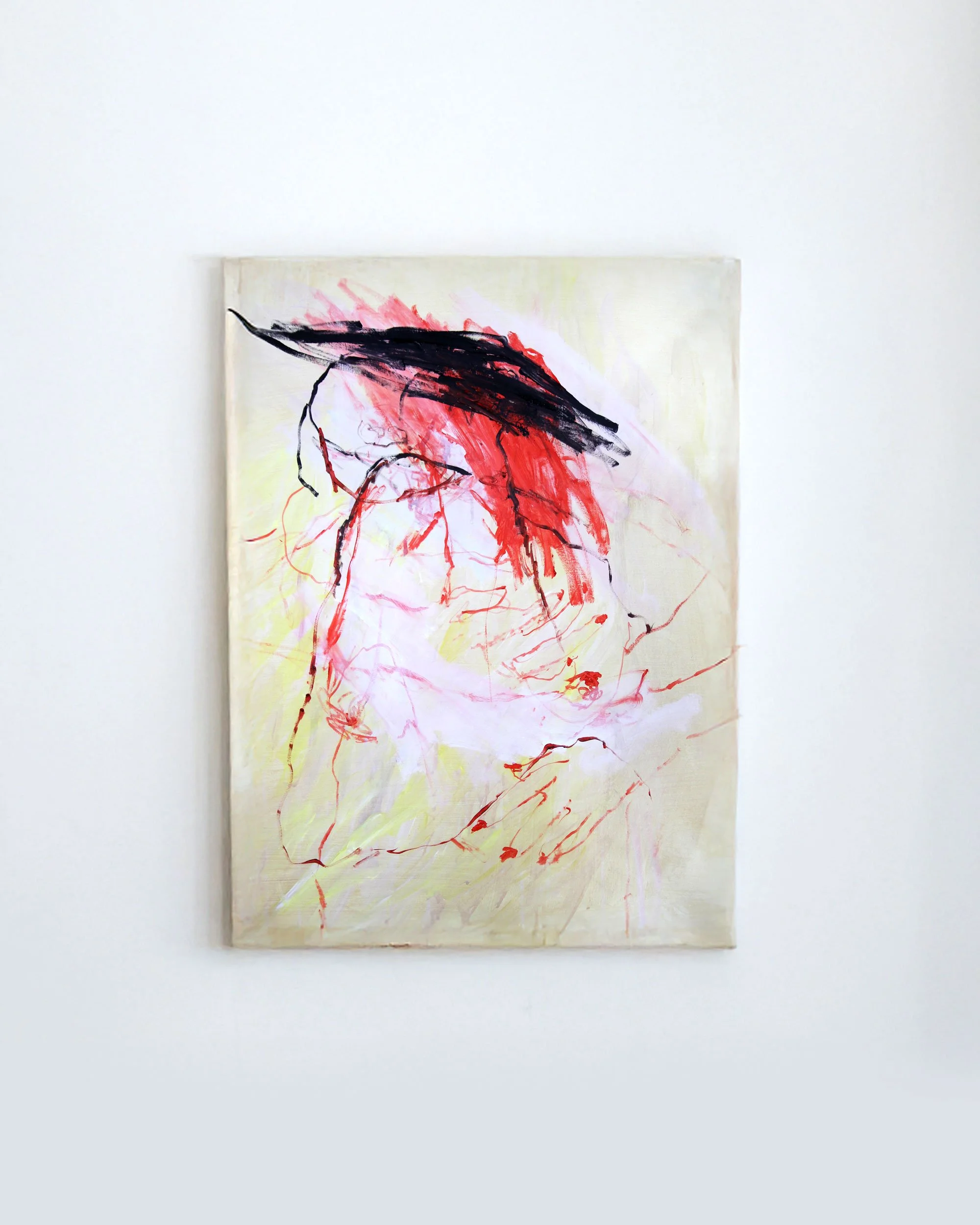 'Weight of the World' (2025) | Acrylic on canvas | 55 x 70cm