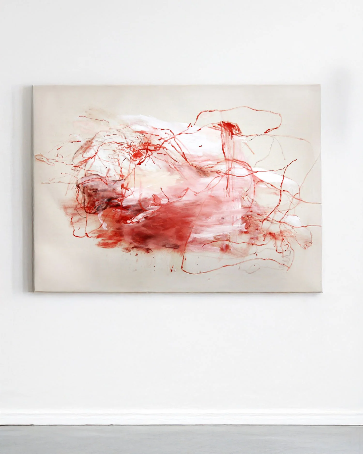 'Blocked Artery' (2025) | Oil on canvas | 135 x 195cm