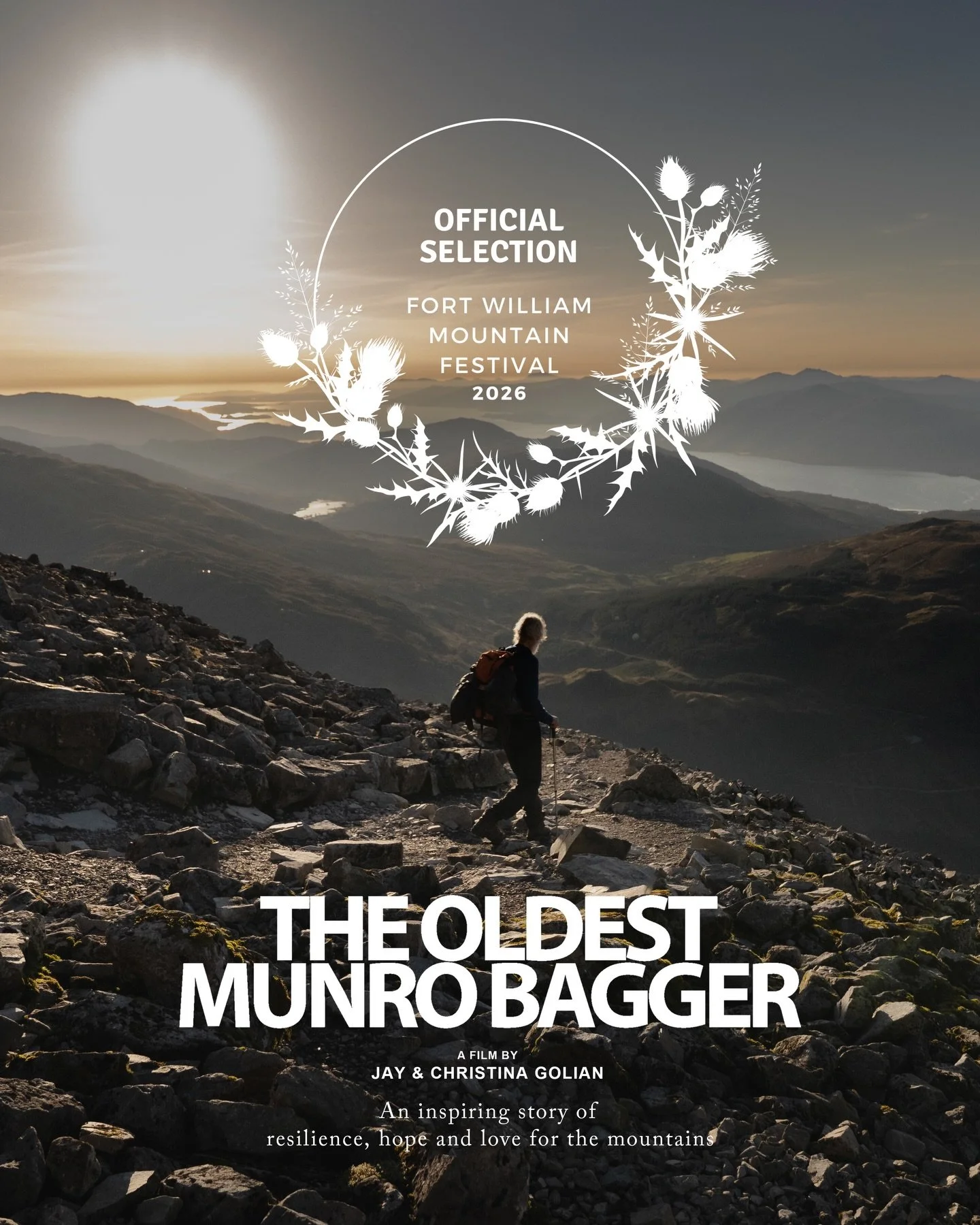 We&rsquo;re starting 2026 with more good news and are thrilled to share that The Oldest Munro Bagger has been selected for the Fort William Mountain Festival, which takes place in February. 

Thank you so much for all your messages of support. We kne