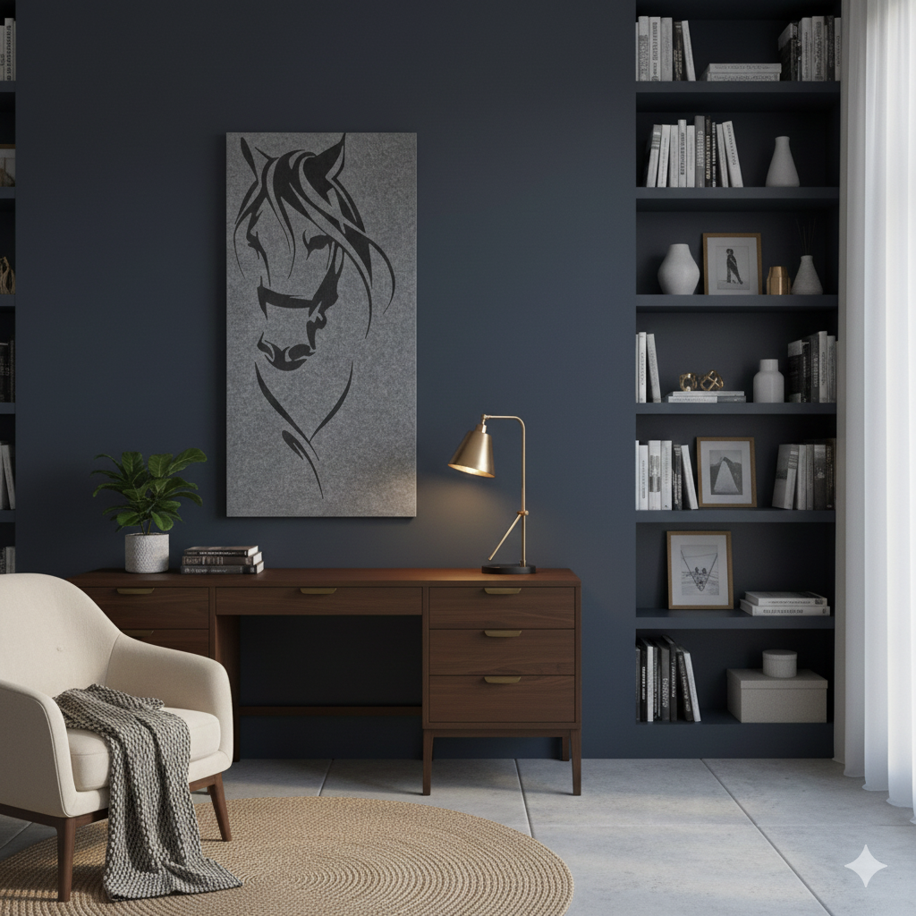 Acoustic Treatment with artwork