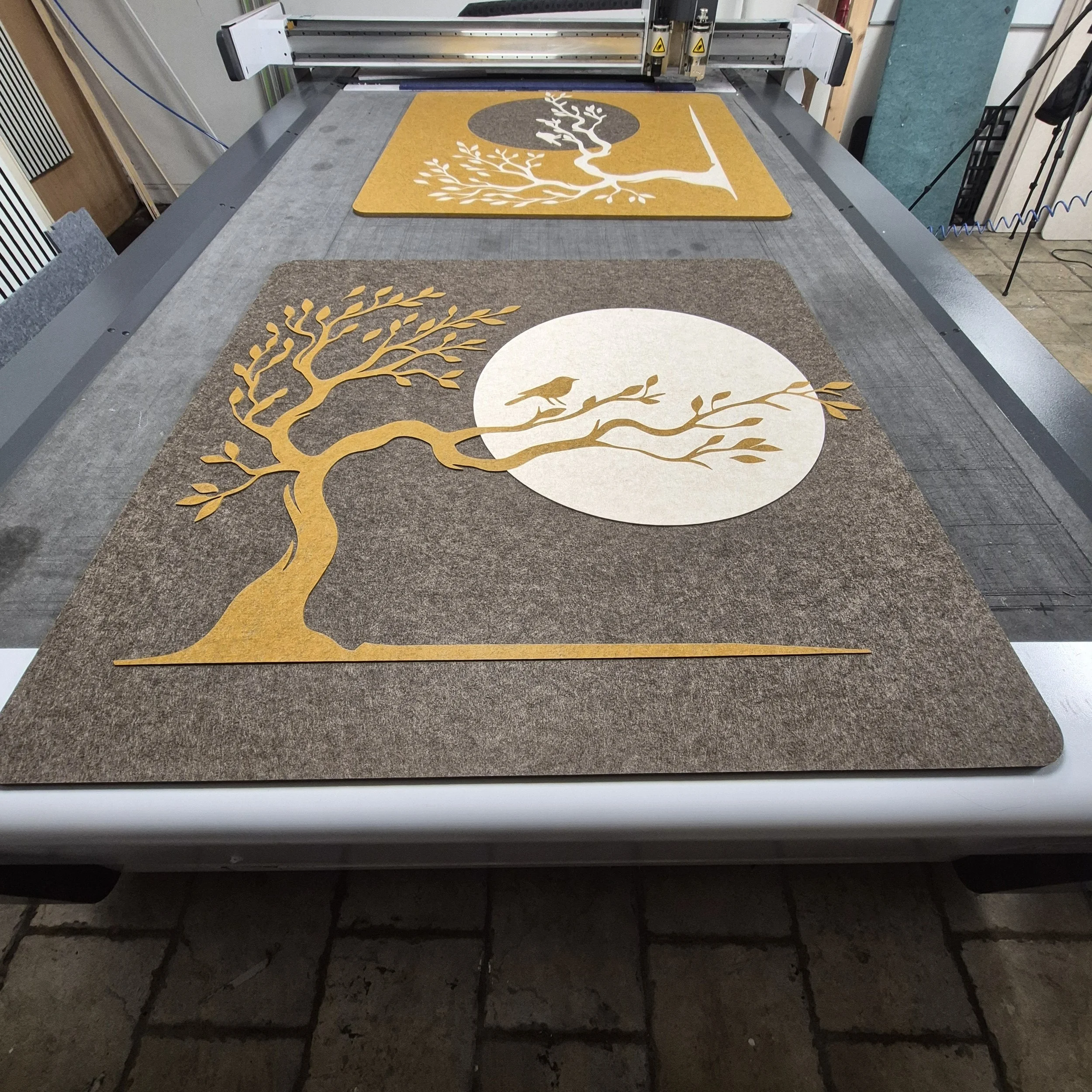 Bespoke acoustic panel for noise reduction in restaurants