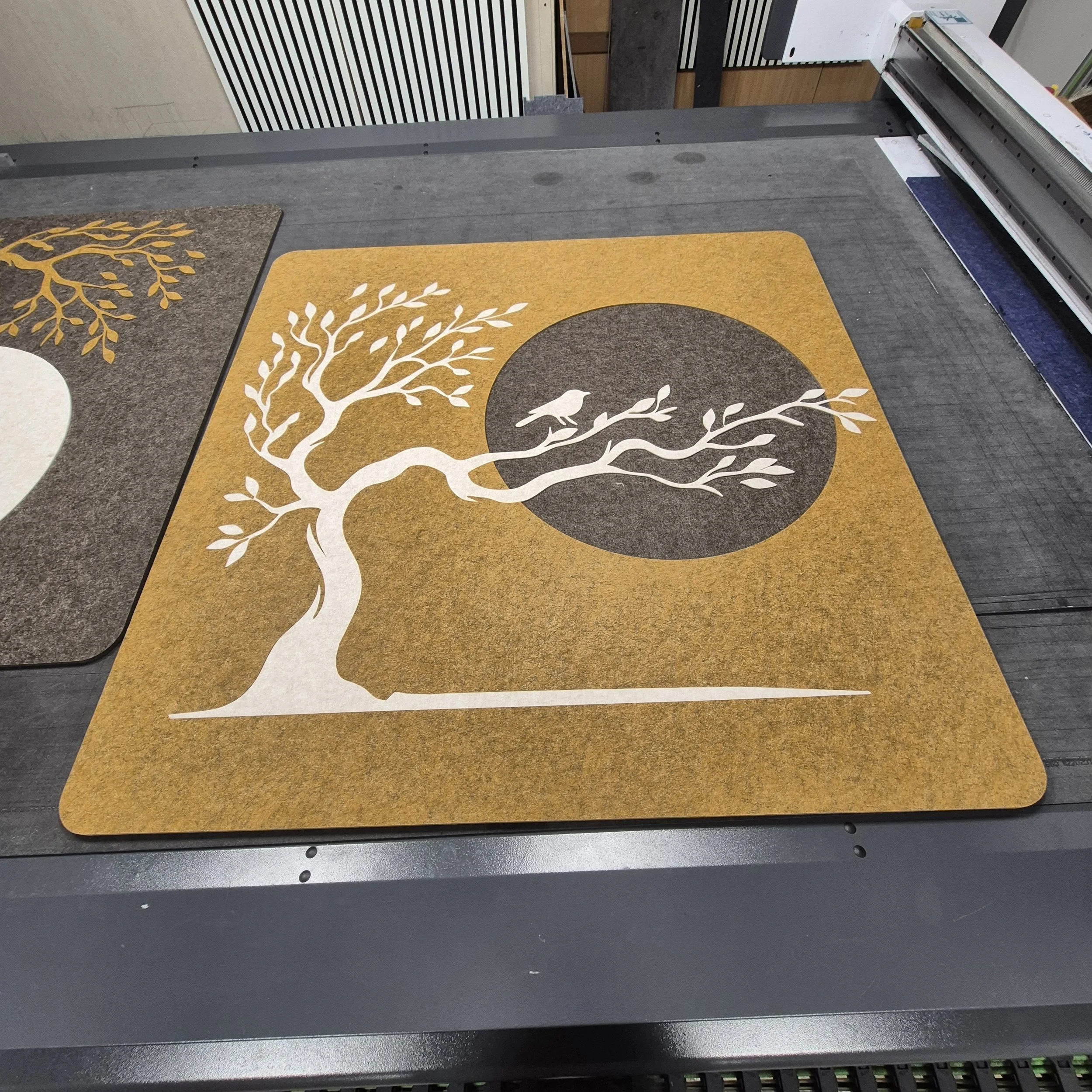 Bespoke acoustic panel for noise reduction in restaurants