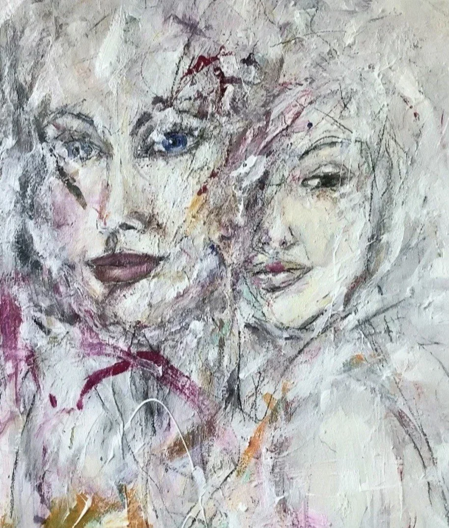 "Threshold" -
Mixed media on canvas -
90 x 60 cm