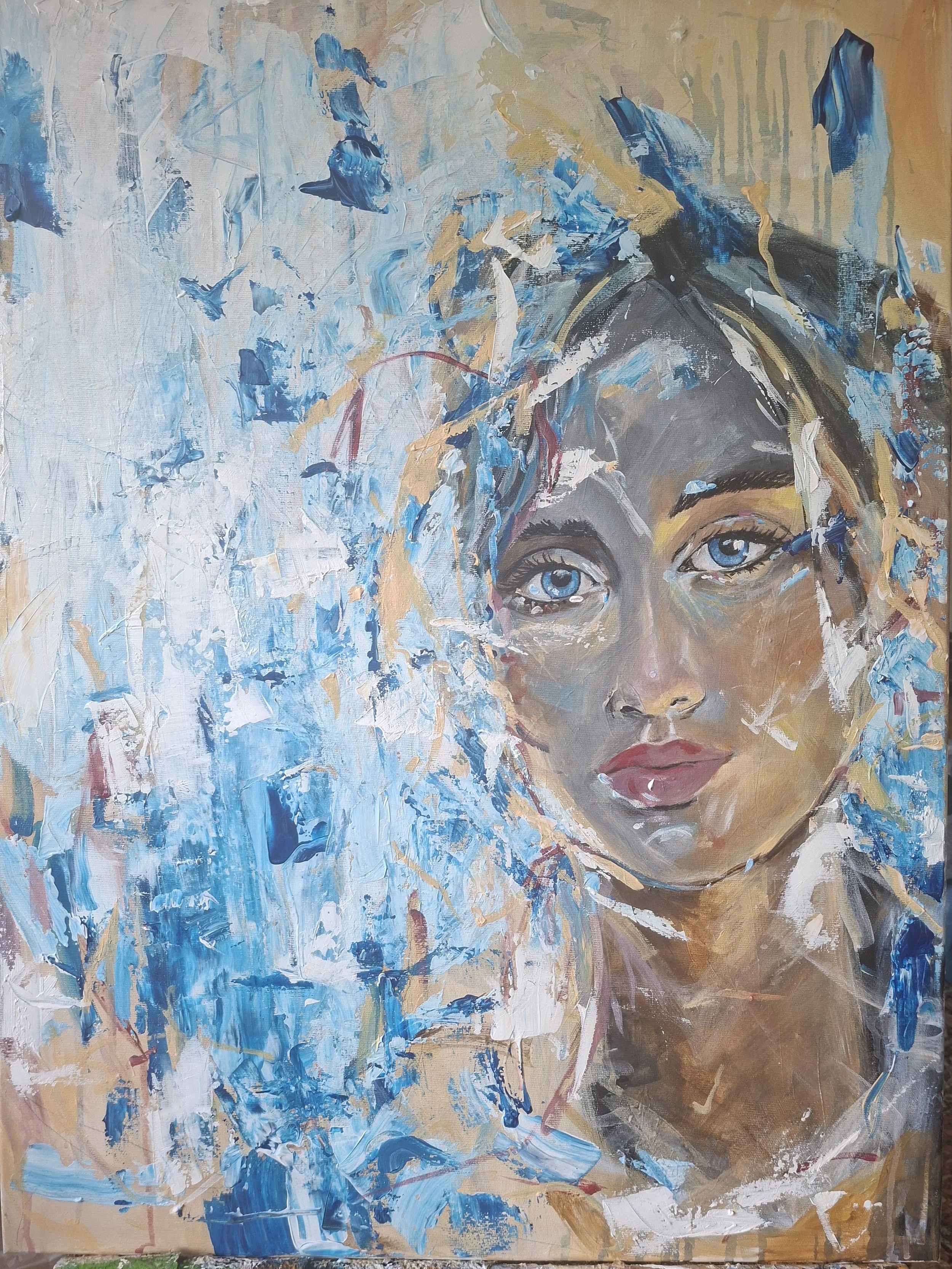 "Revealed" - 
Acryl on canvas -
60 x 80 cm