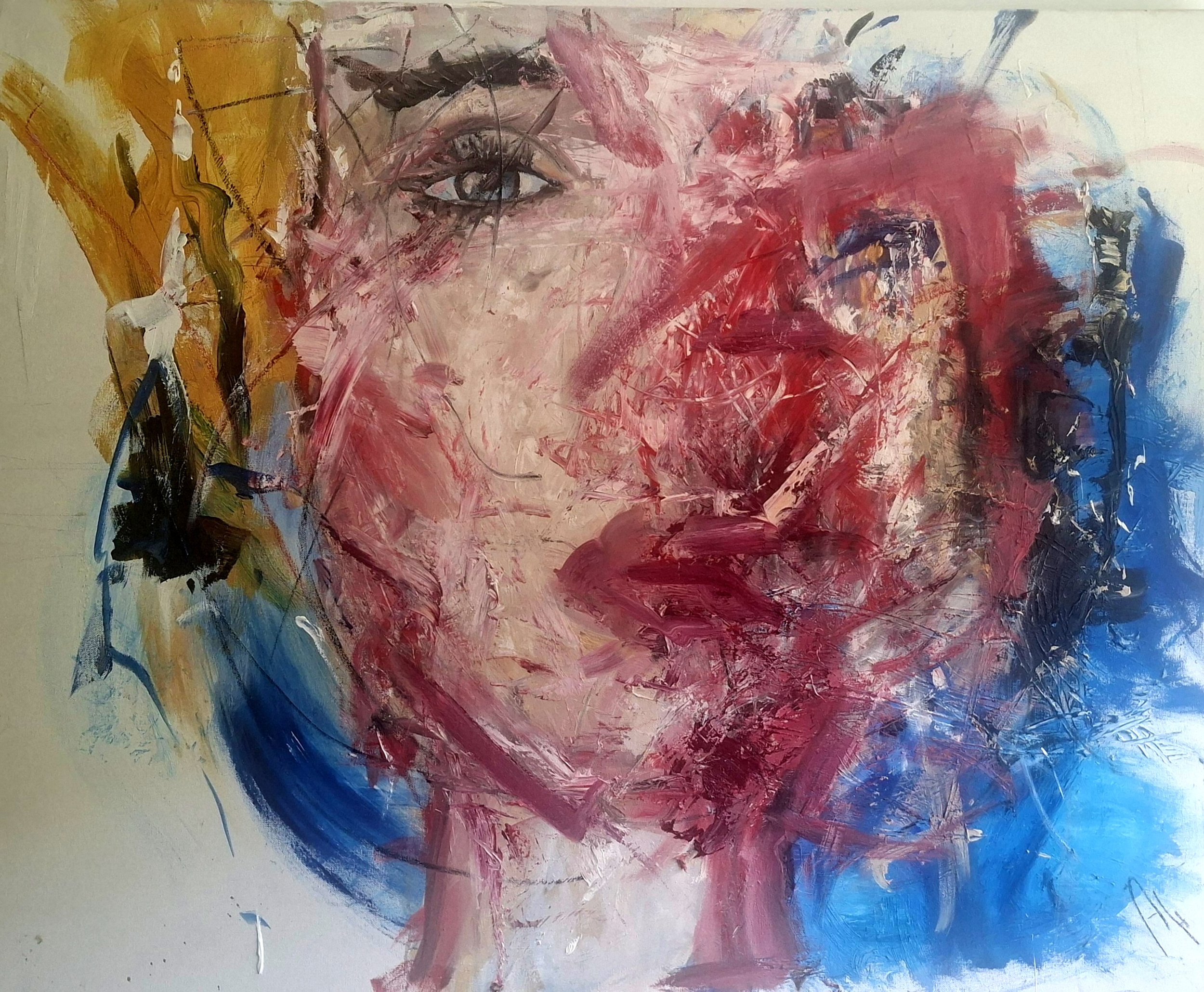 "Exposed" -
Acryl on canvas -
100 x 80 cm