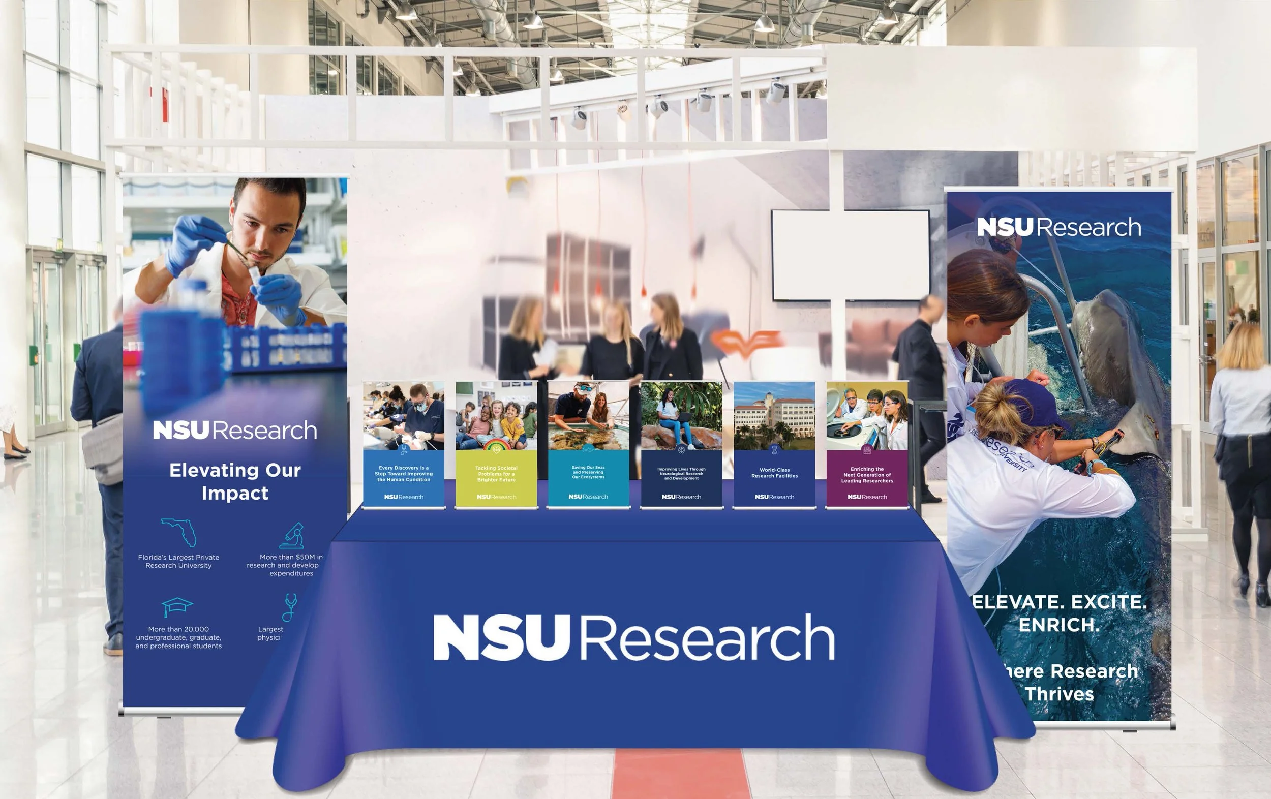 NSU Research Tradeshow Booth Image