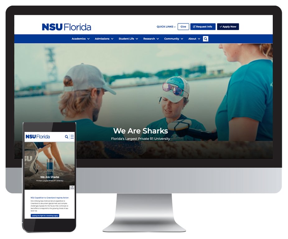NSU Website Upgrade Image