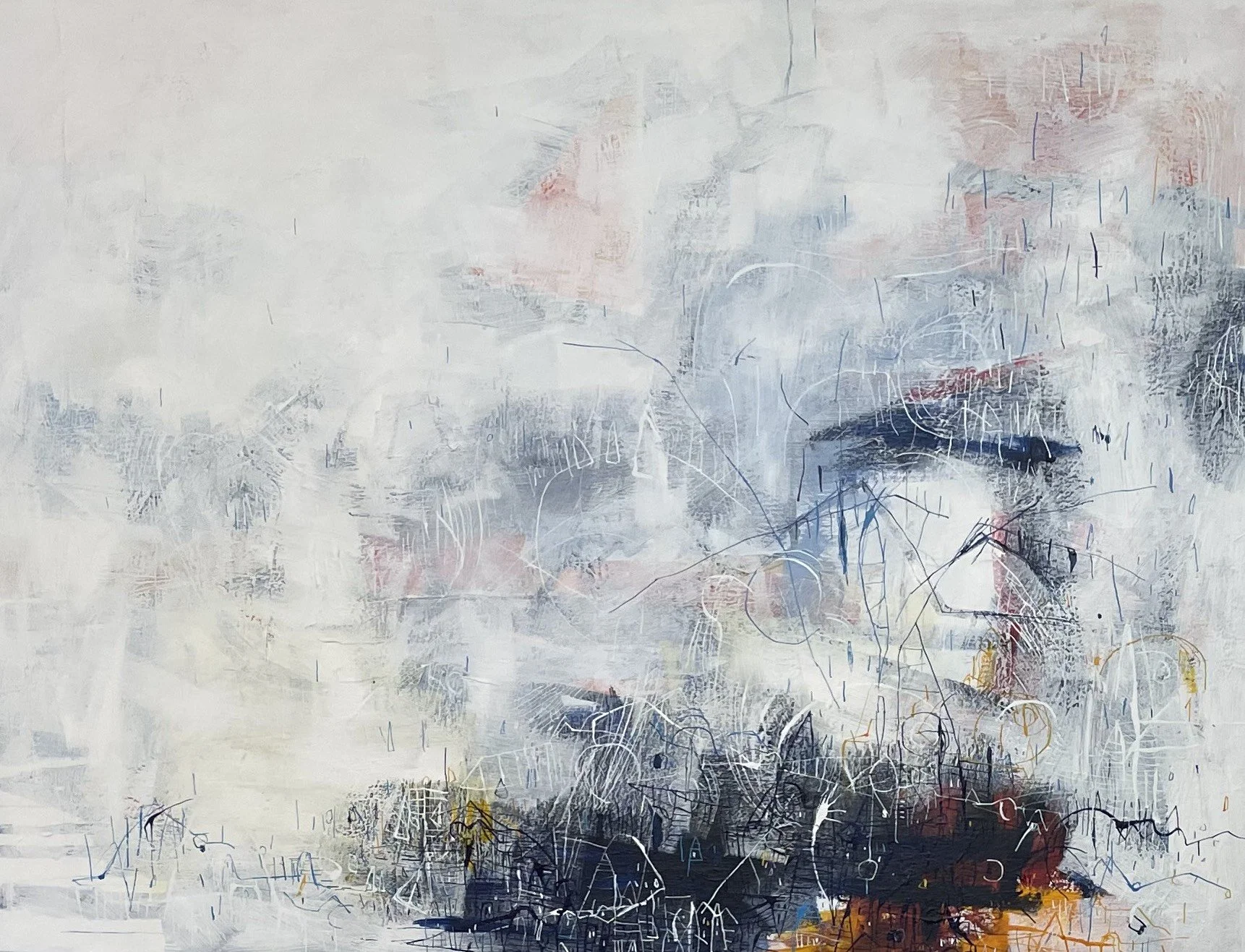 The Sound of Snow - acrylic on Canvas 100x70cm £900