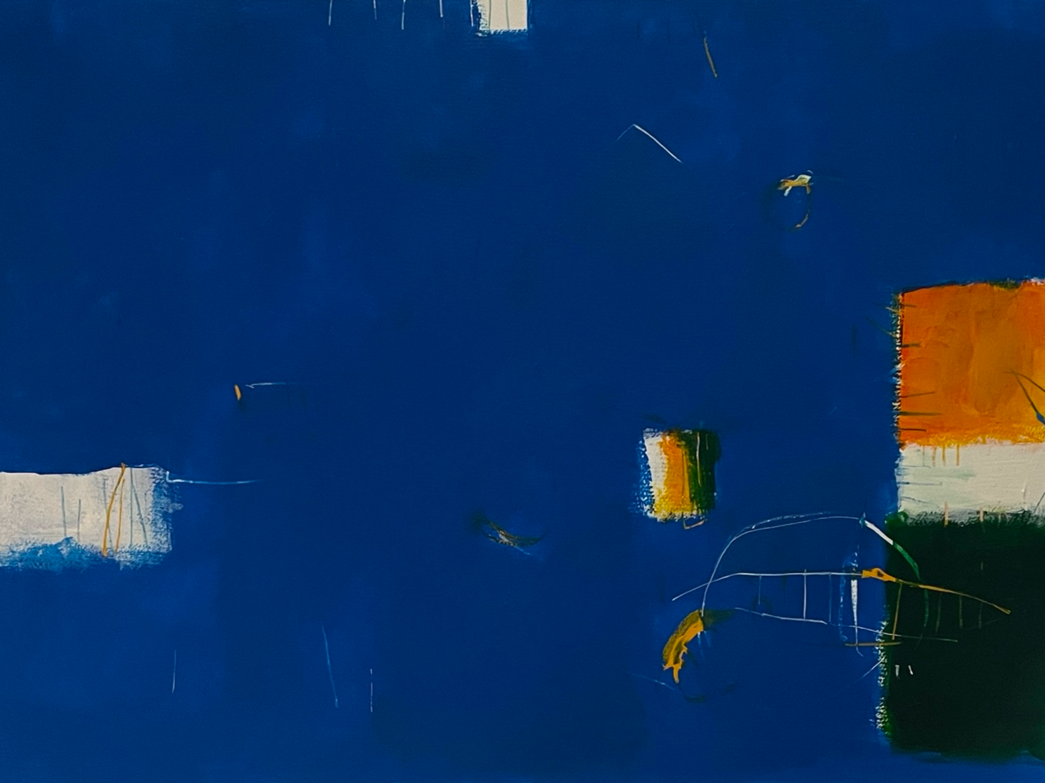 Blue Abstract 62x47 £350