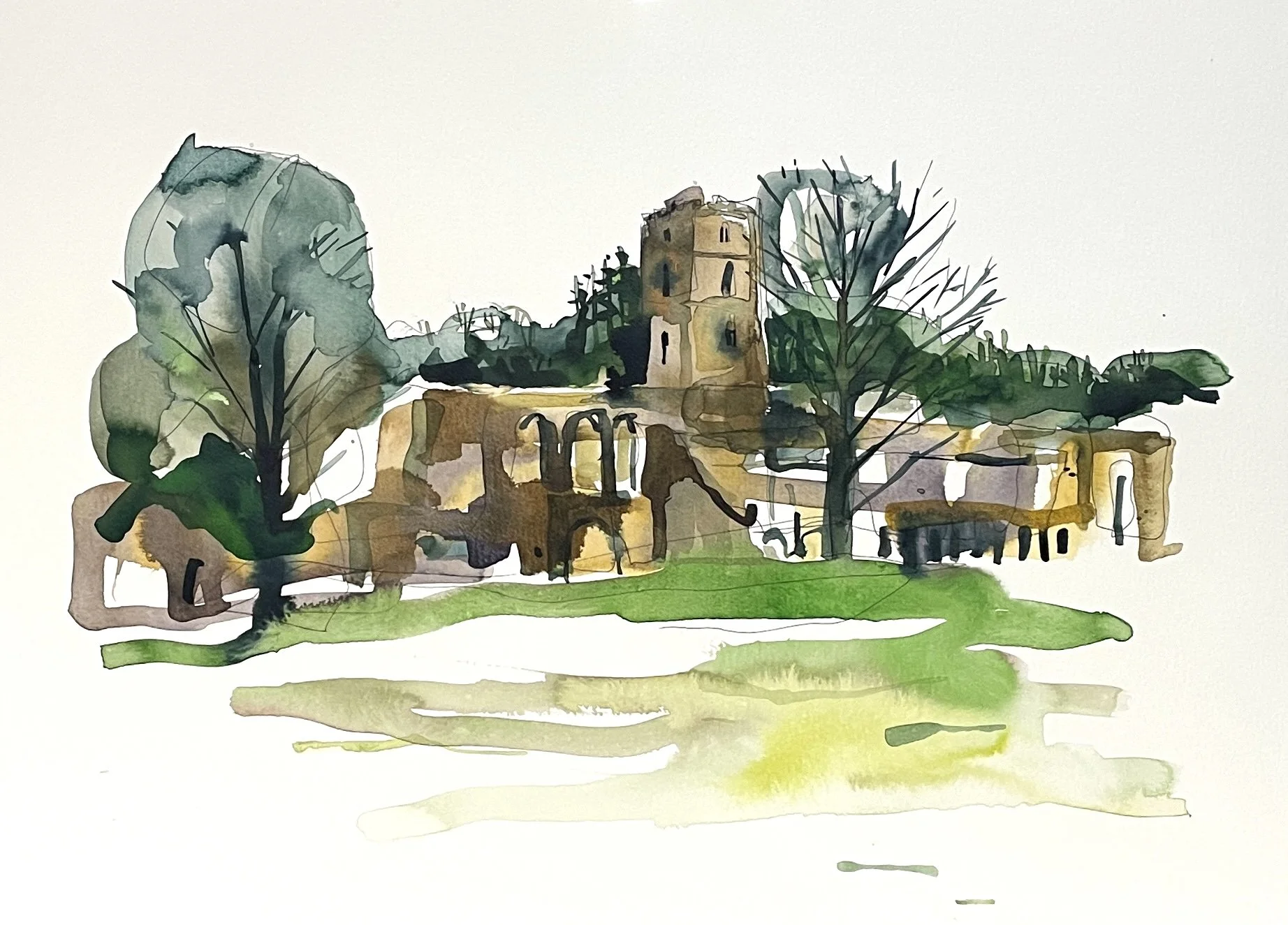 Fountains Abbey, 38 x 51cm, £250
