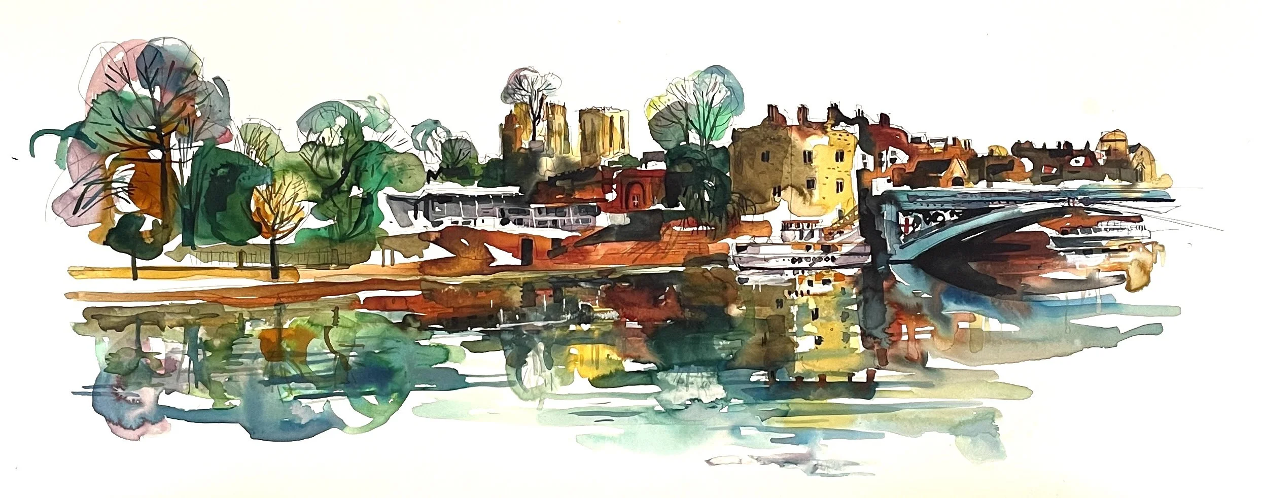 The Ouse - York. SOLD