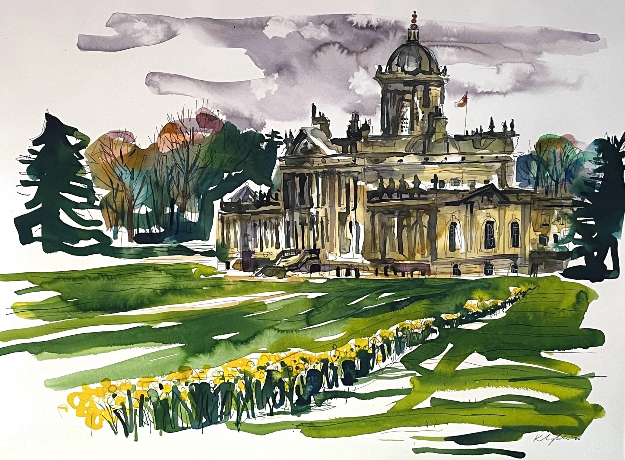 Castle Howard, 62x46cm, £400