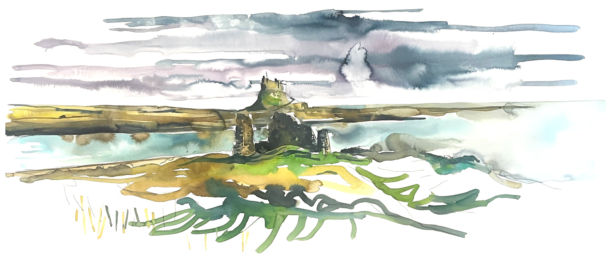 Holy Island 107cmx48cm £500