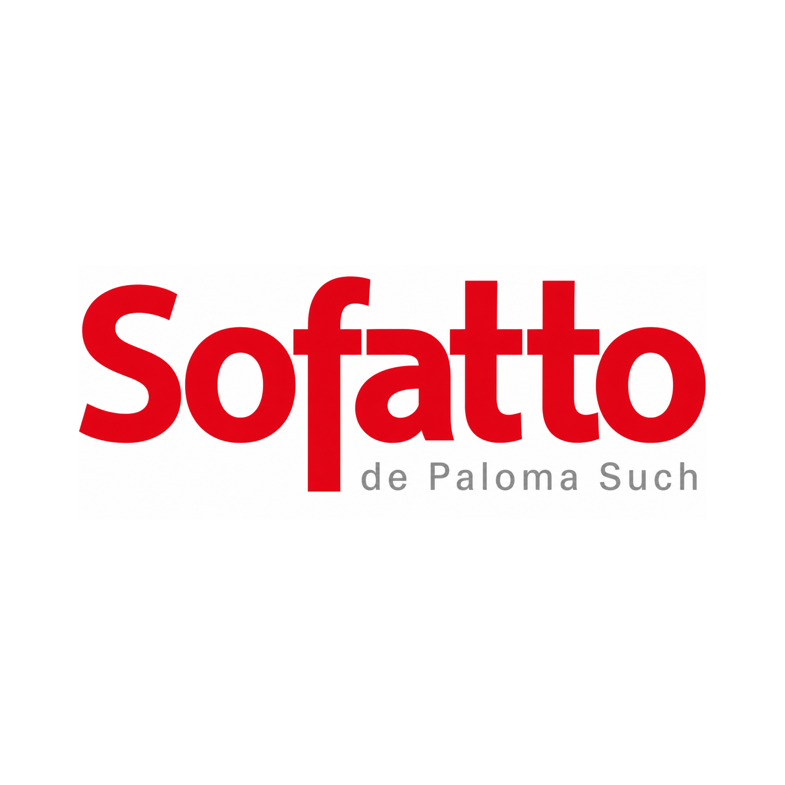 Parte inferior de una portada con letras grandes en color rojo que dicen 'Sofito', debajo en letra más pequeña dice 'de Paloma Such'.