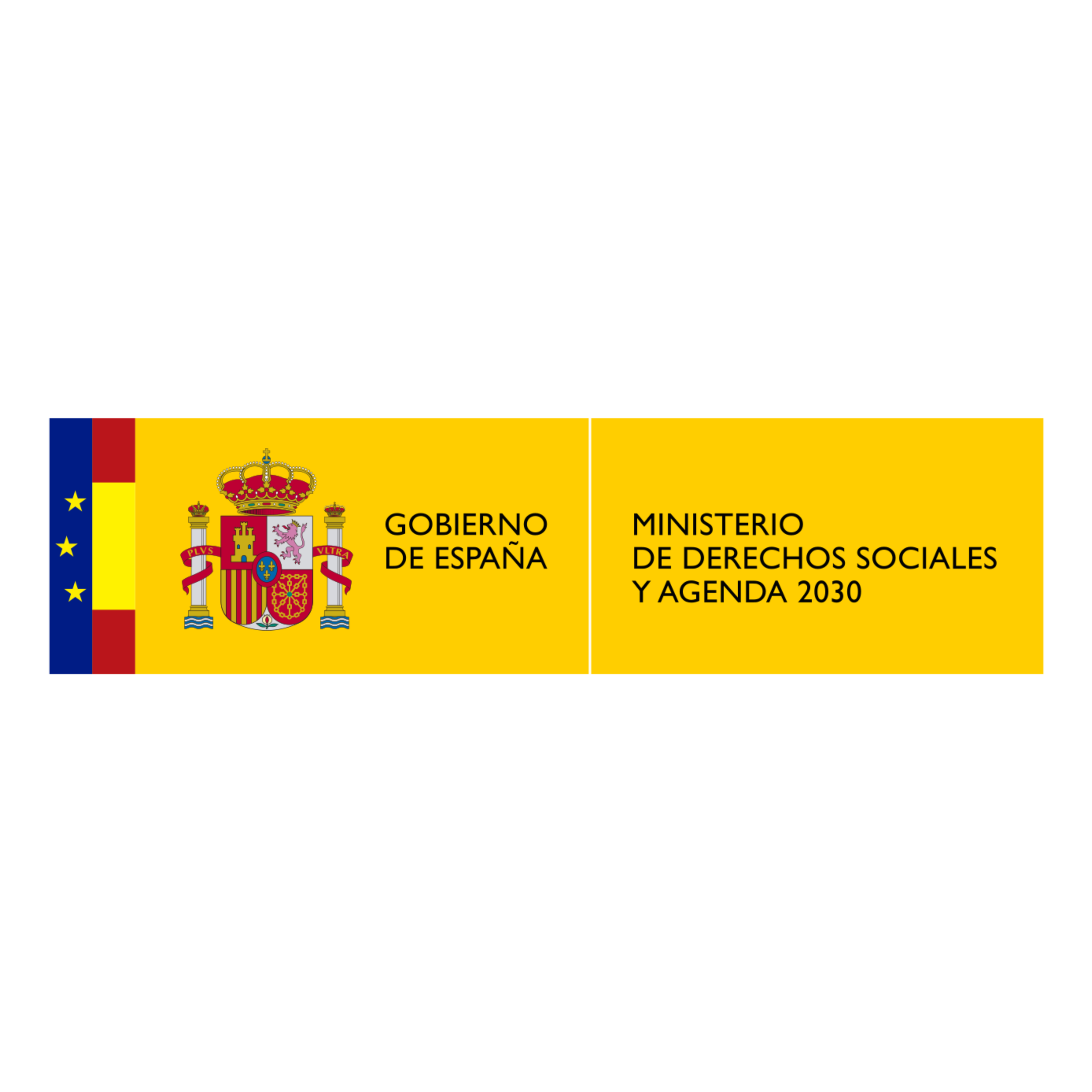 Portada del documento del Gobierno de España del Ministerio de Derechos Sociales y Agenda 2030, con la bandera de España y la bandera de la Unión Europea.