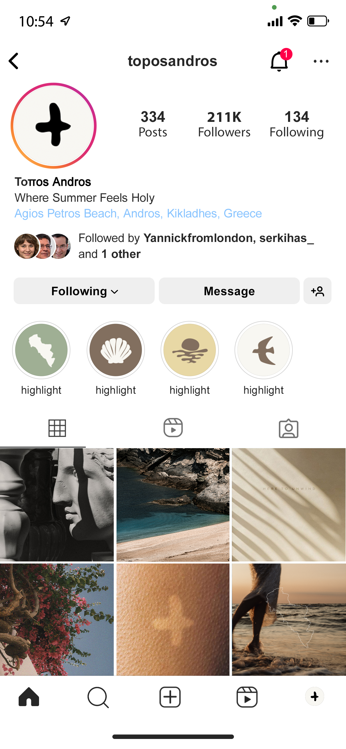Instagram highlights and feed curation