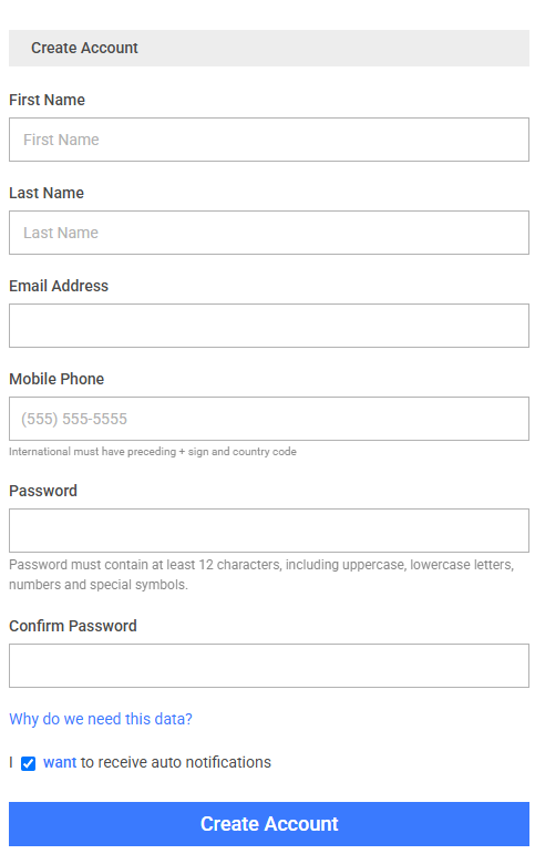 Registration Form Image