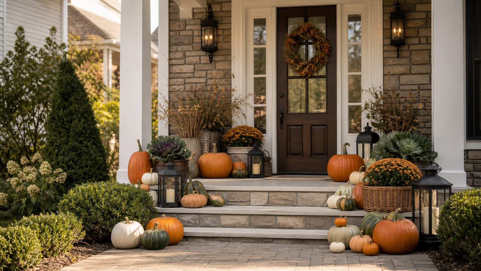 Fall Porch Decor Ideas for a Warm, Welcoming Entryway