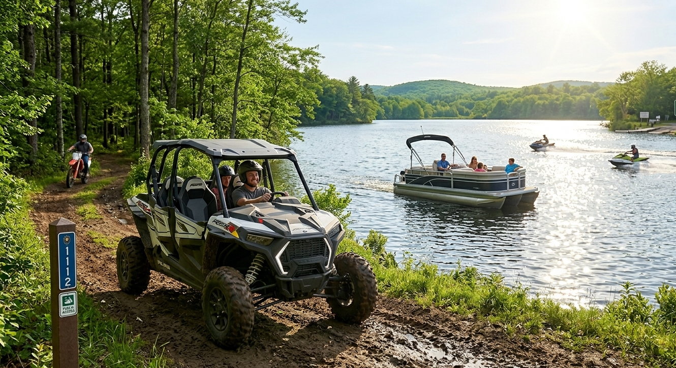 Does Massachusetts Homeowners Insurance Cover Boats on Central MA Lakes or ATVs on Public Trails?