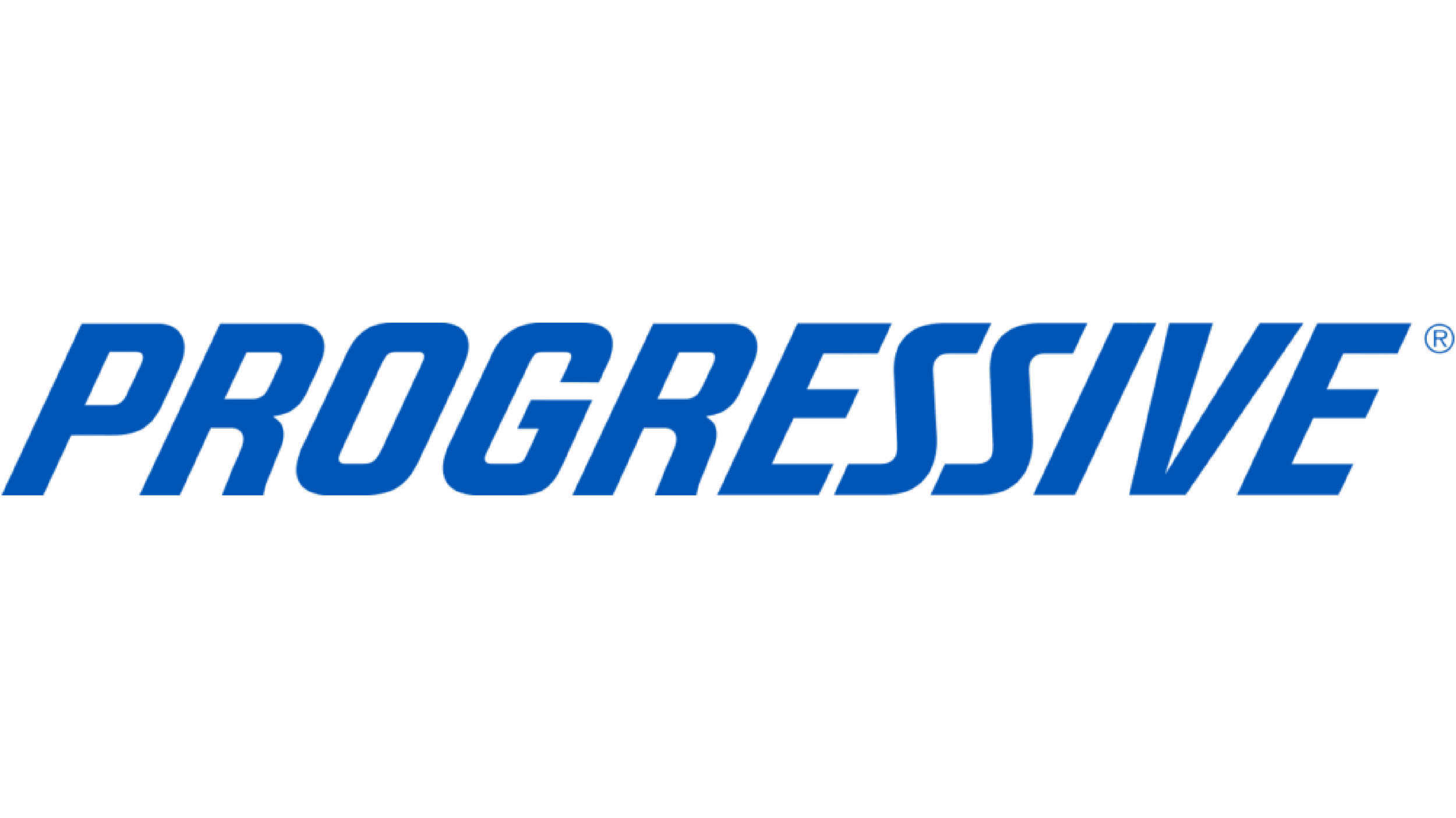 Progressive logo with the word 'PROGRESSIVE' in bold blue letters.