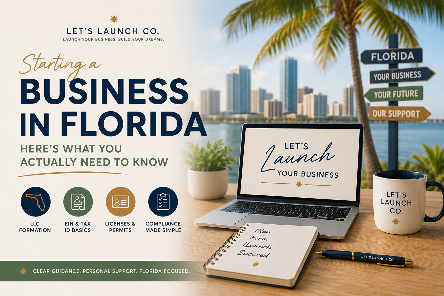 Starting a Business in Florida? Here’s What You Actually Need to Know