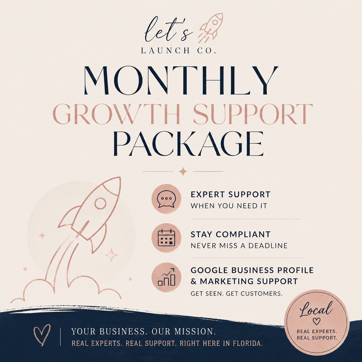 Grow with Support- Monthly Membership
