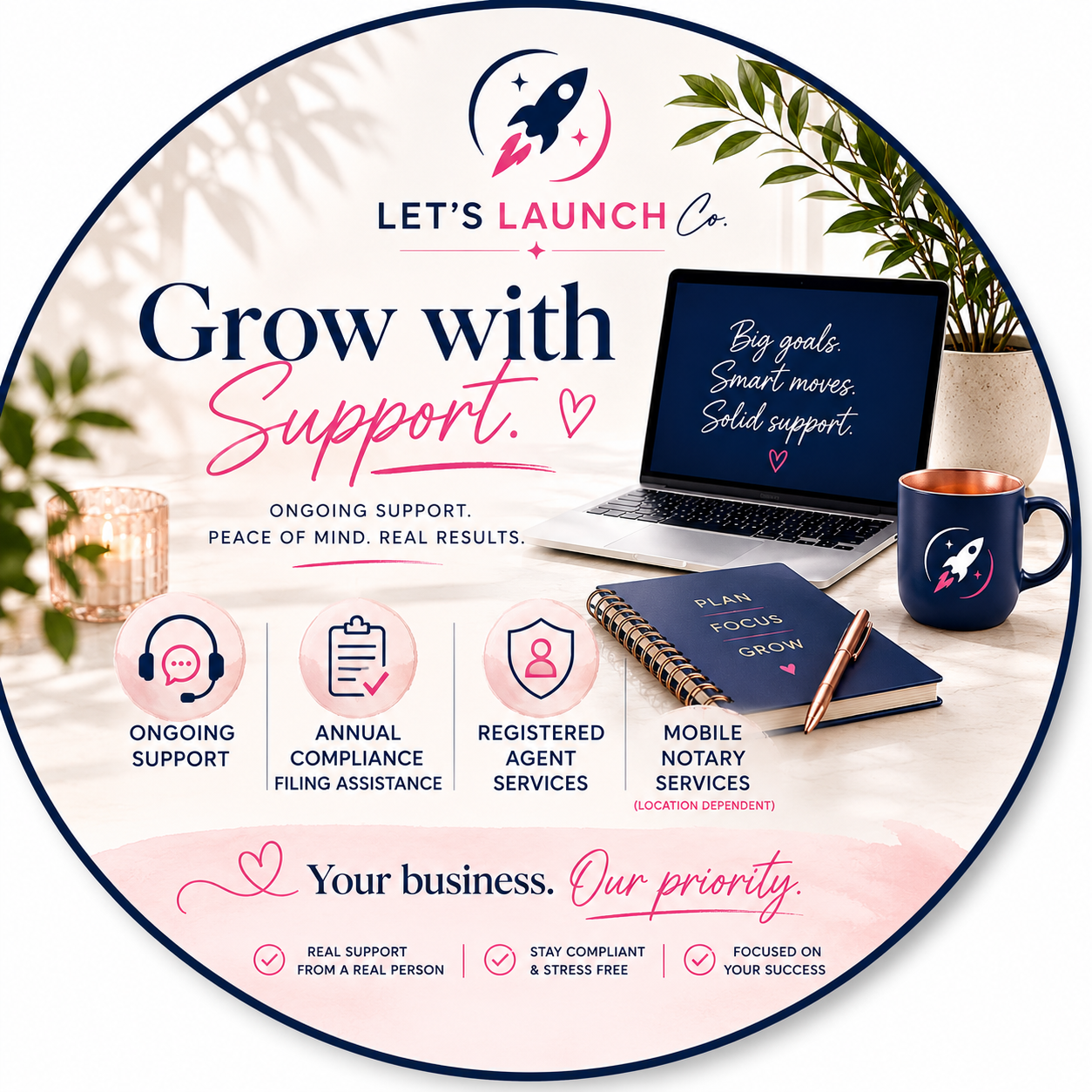 Grow with Support- Monthly Membership