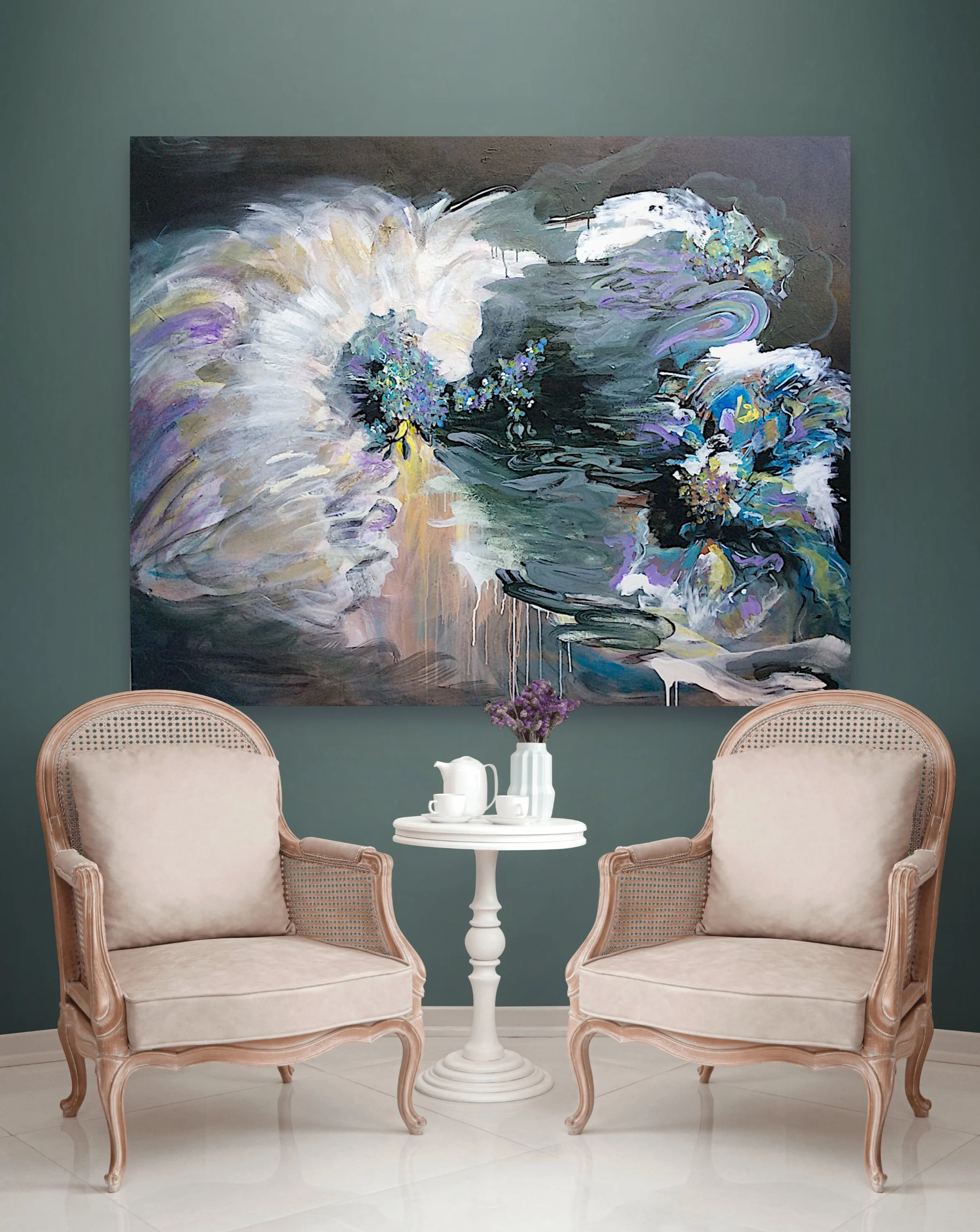 BarbCArt-SweetInfusion-ongreenwall-withbeigechairs-2.jpg