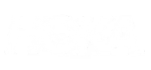 White Heka logo on a black background