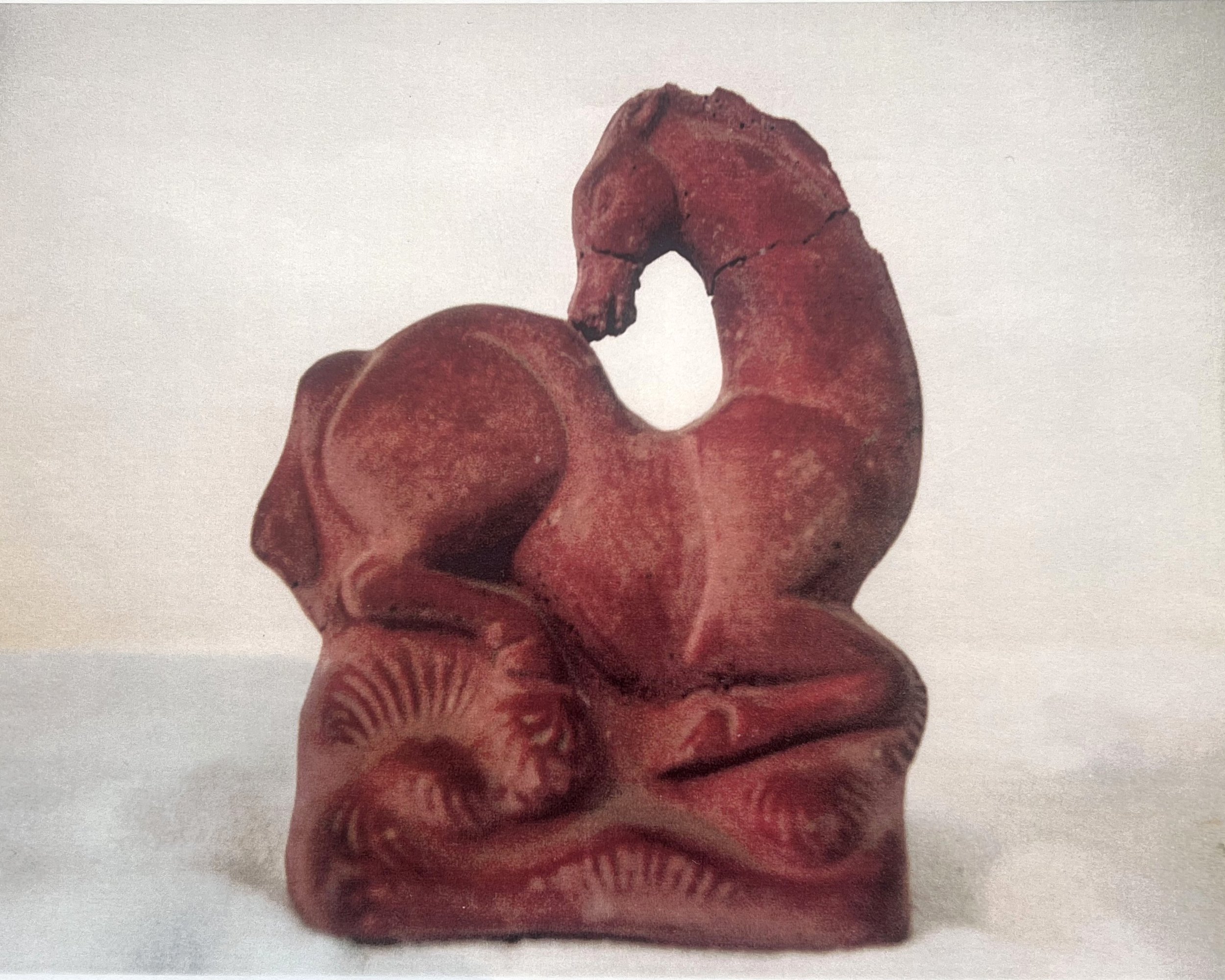Augusta Savage, Red Clay Horse, 1953. The Lois Finger Kimble Collection, Saugerties, New York.