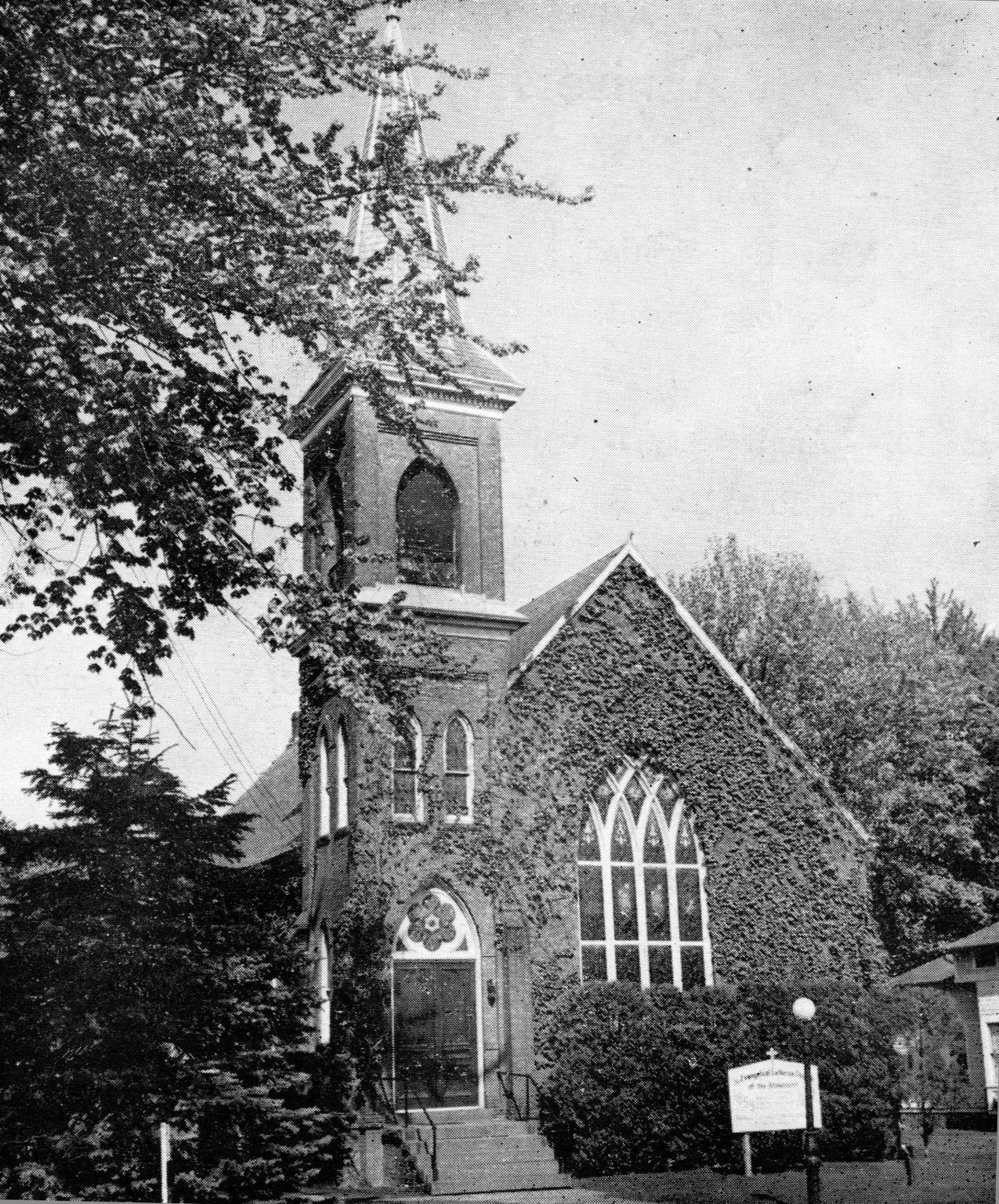 The Evangelical Lutheran Church of the Atonement, Saugerties, c. 1959.