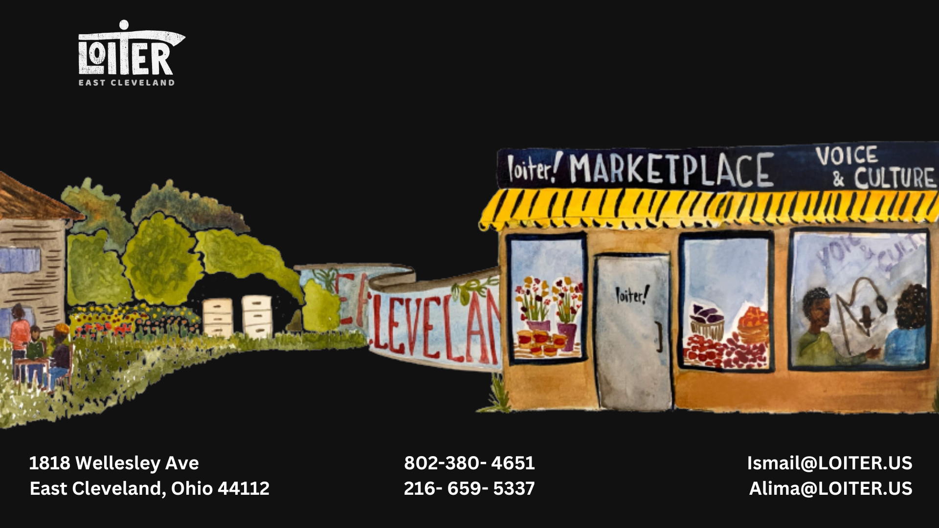 Loiter East Cleveland: Fundraising pitch deck designed to communicate the organization's next phase of growth.