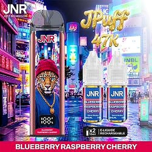 Jpuff 47K JNR Blueberry Raspberry Cherry