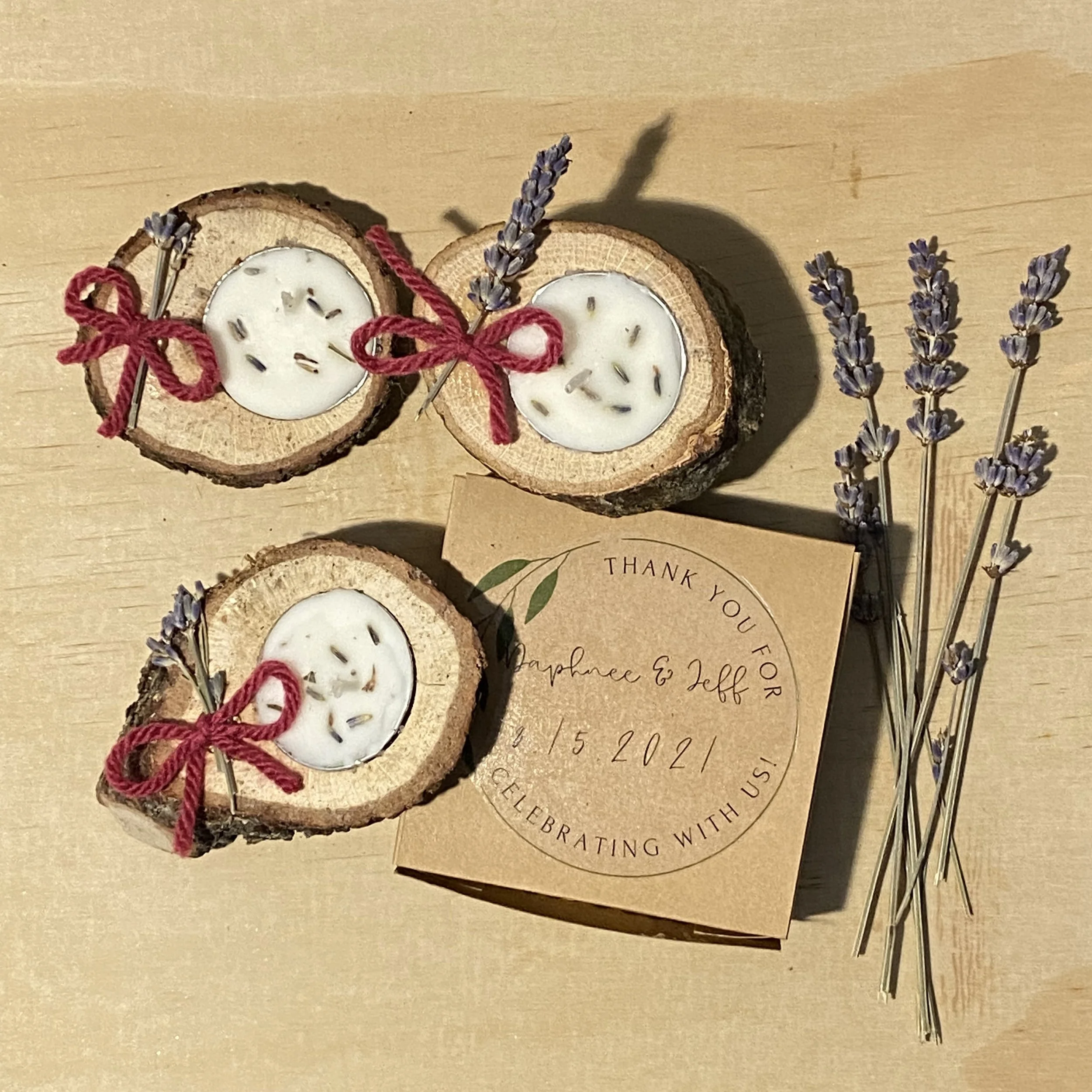 Custom Candle Party Favors