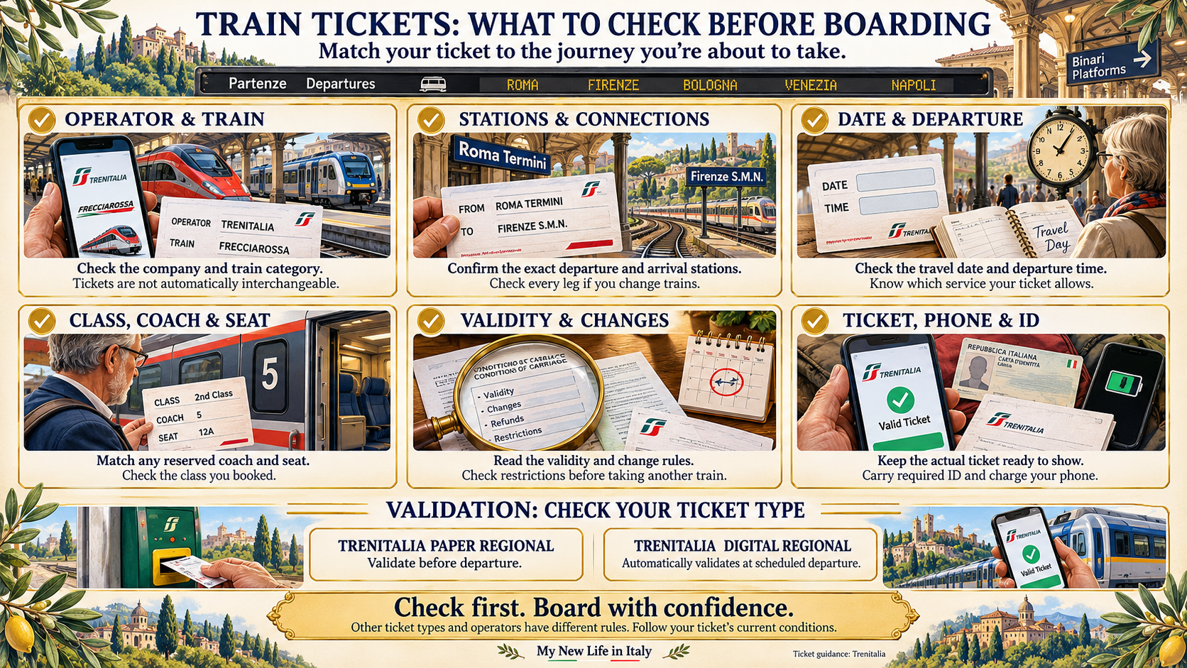 Train Tickets: What to Check Before Boarding