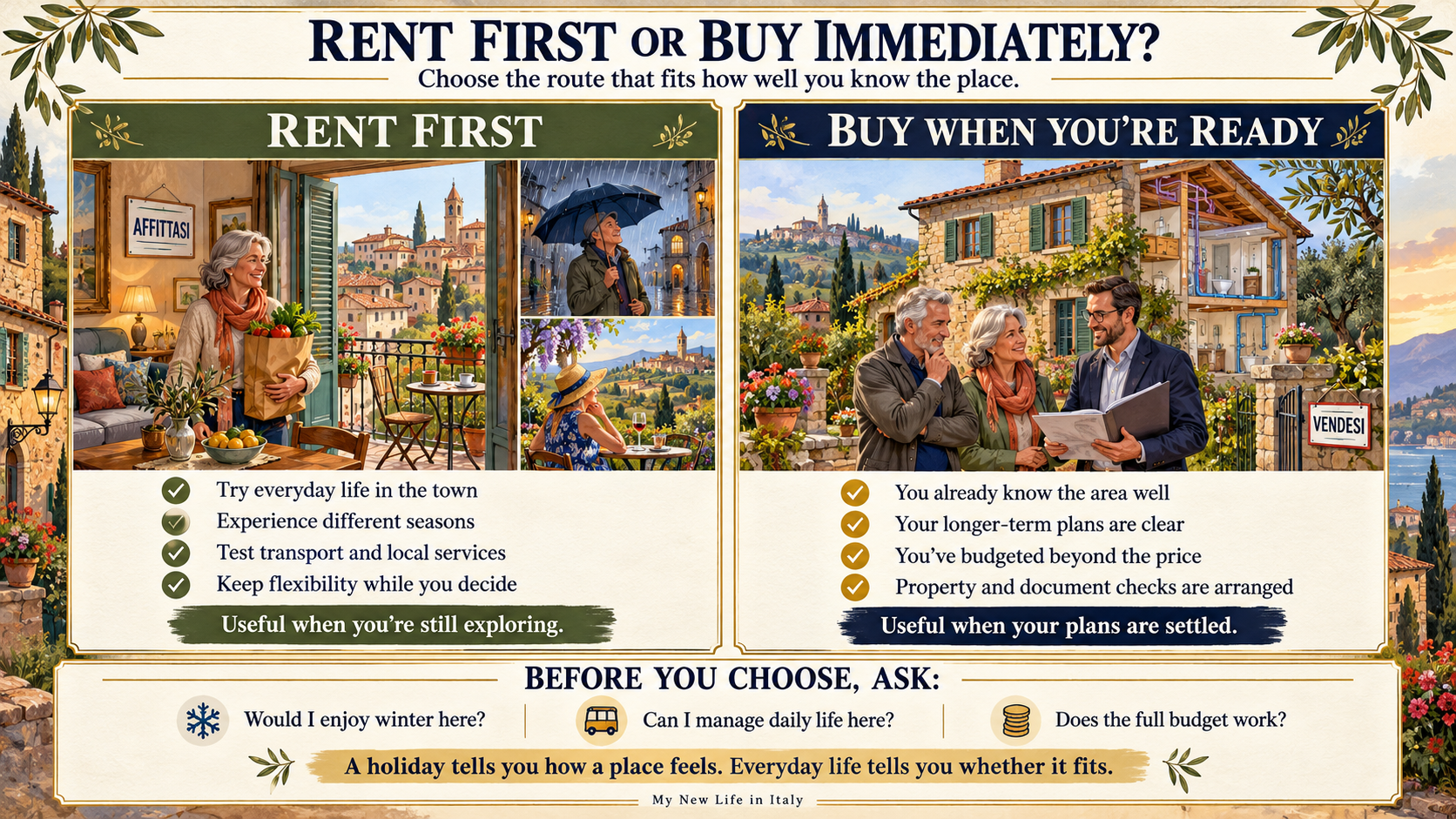 Rent First or Buy Immediately?