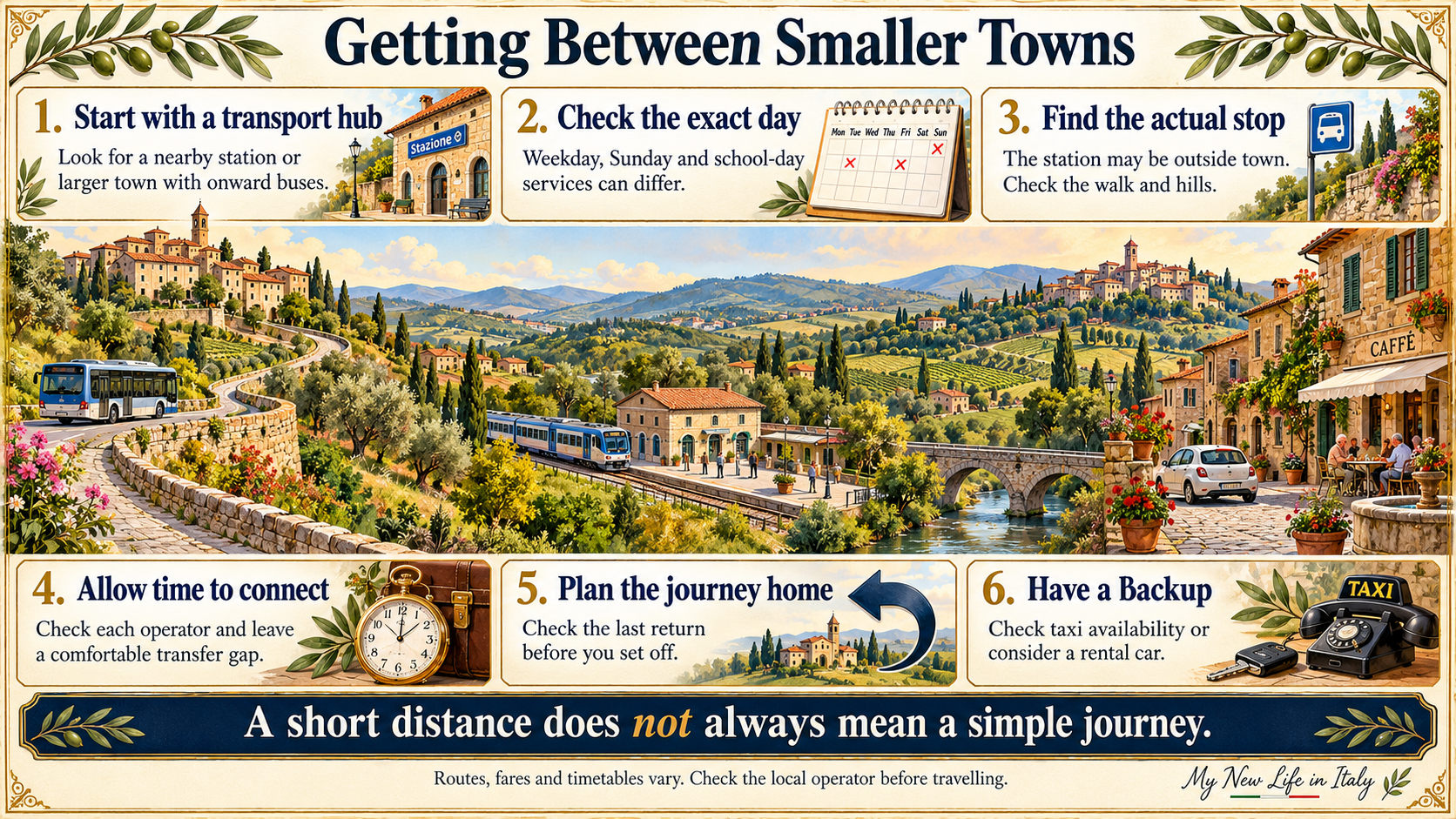 Getting Between Smaller Towns