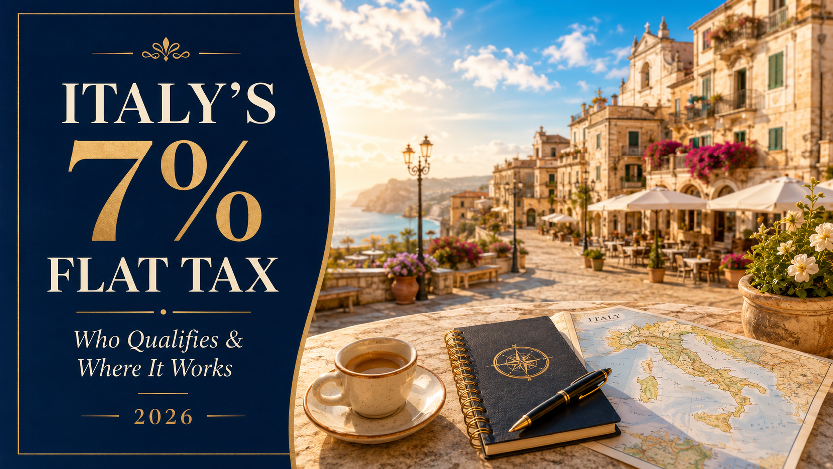 Italy’s 7% Flat Tax for Retirees: Who Qualifies and Where