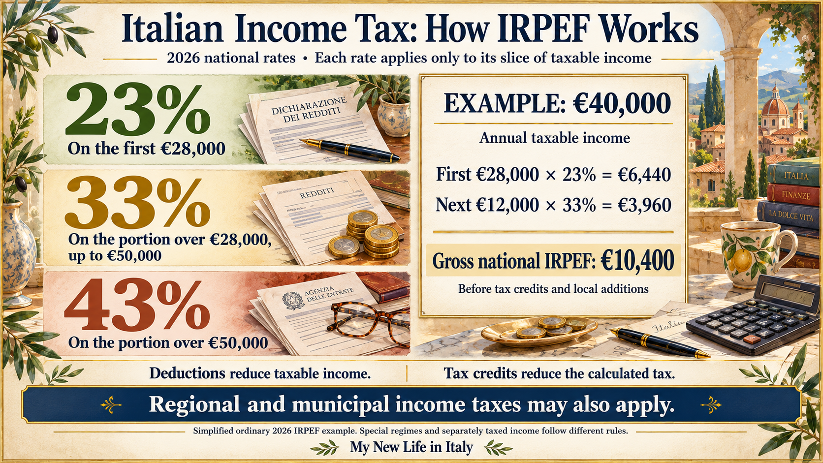 Italian Income Tax: How IRPEF Works