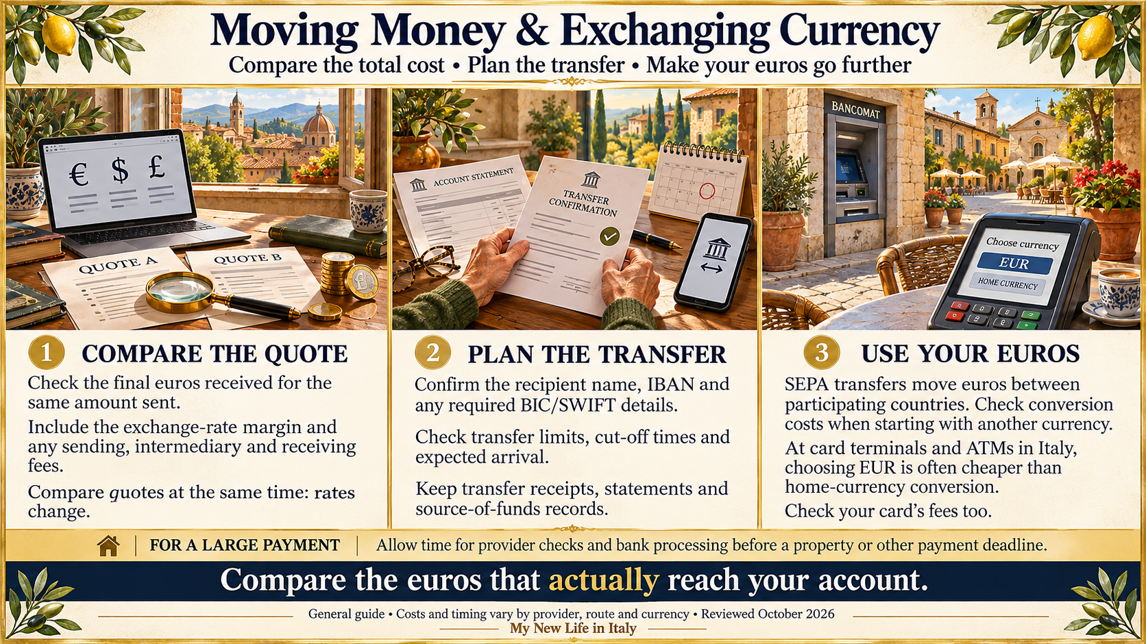 Moving Money & Exchanging Currency