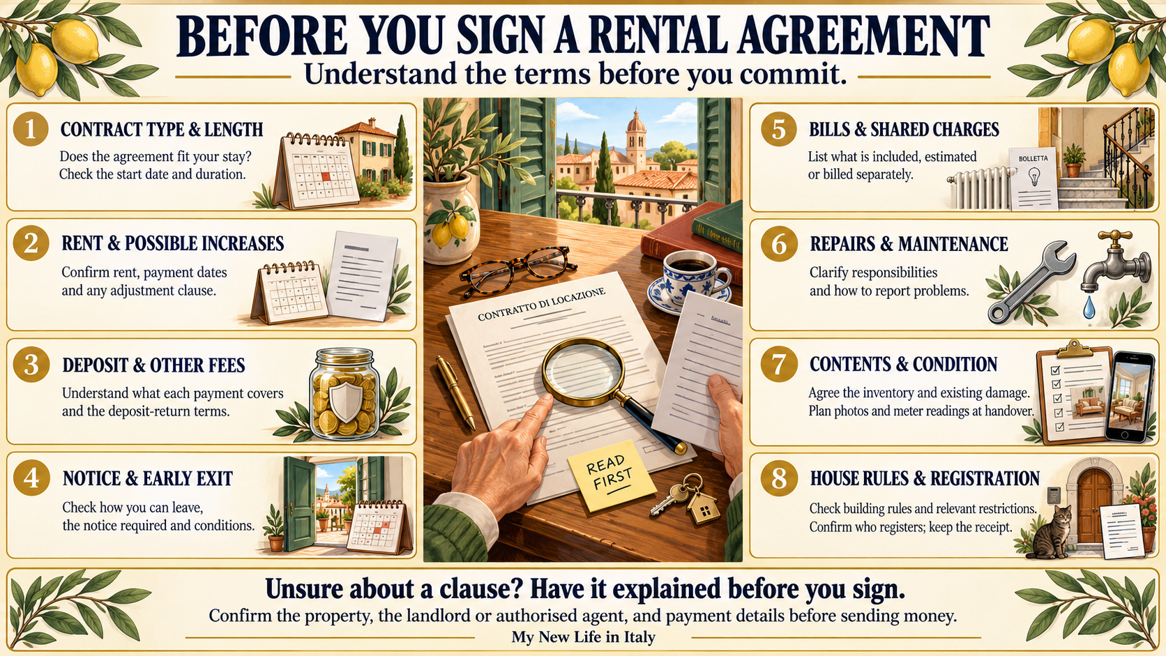 Before You Sign a Rental Agreement