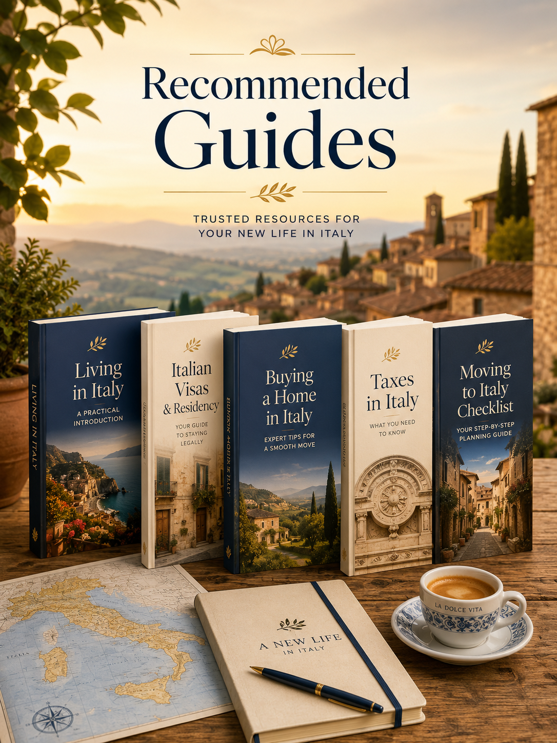 A New Life in Italy Recommended Guides.