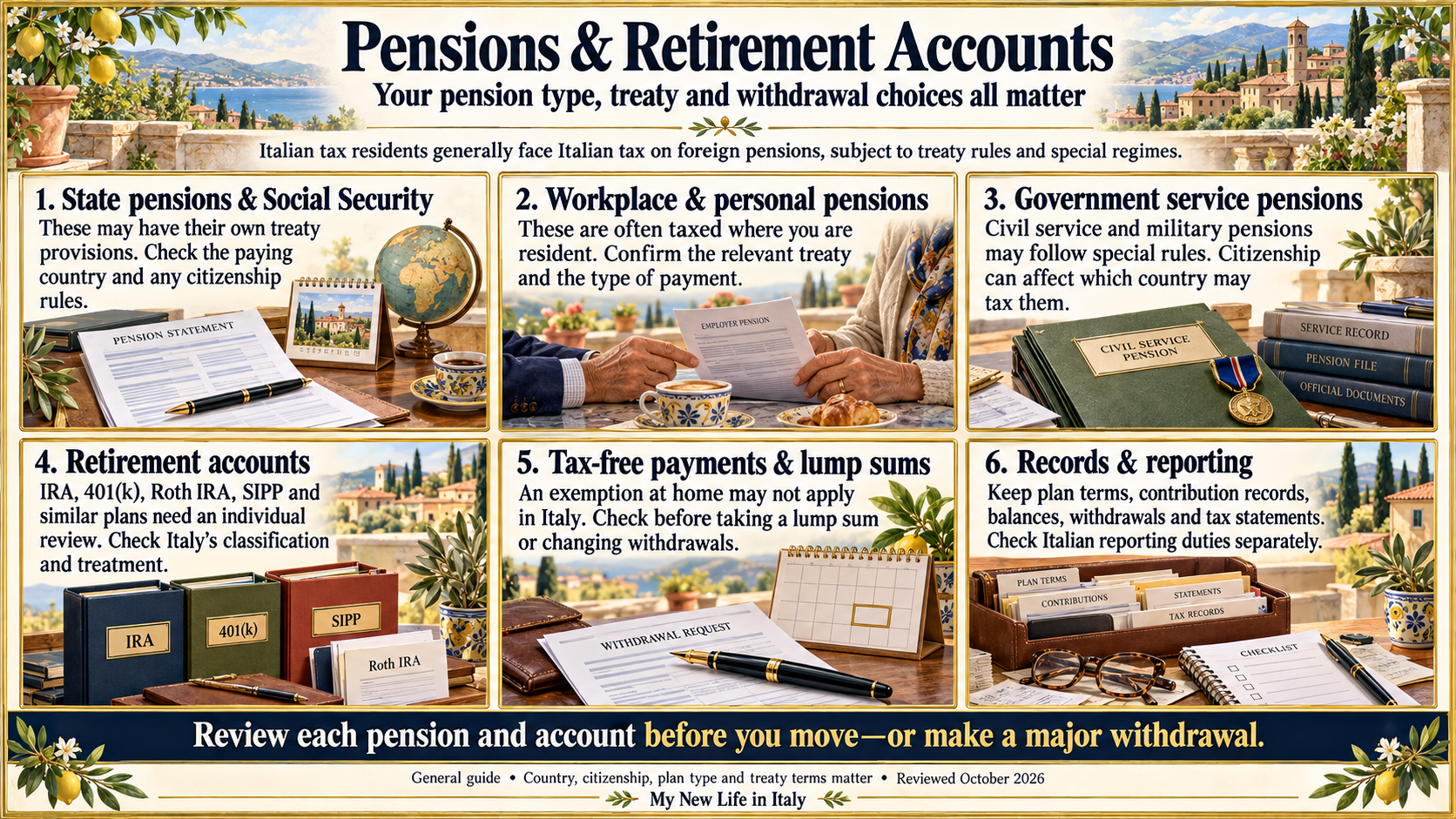 Pensions & Retirement Accounts