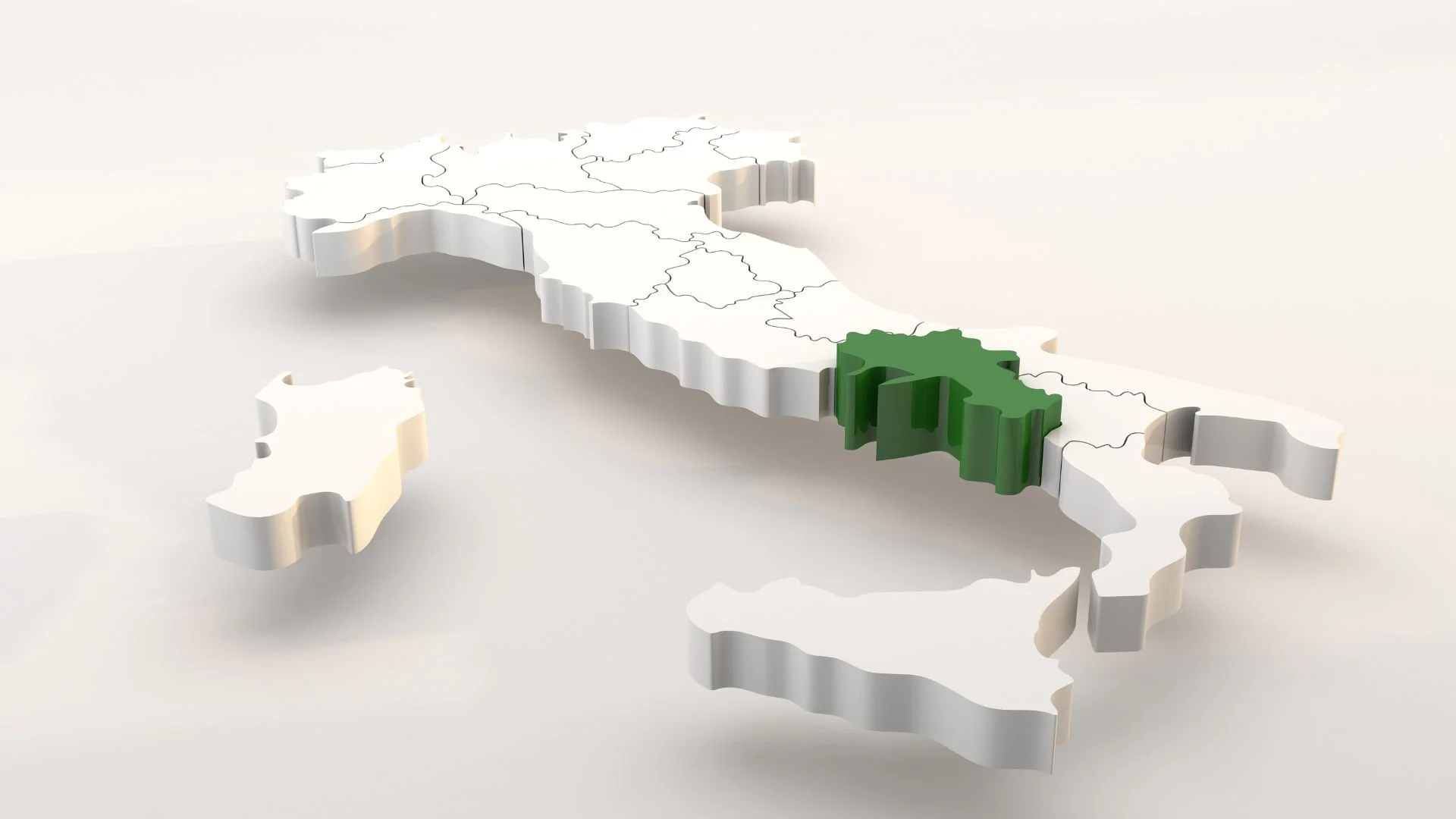 The regions of Italy