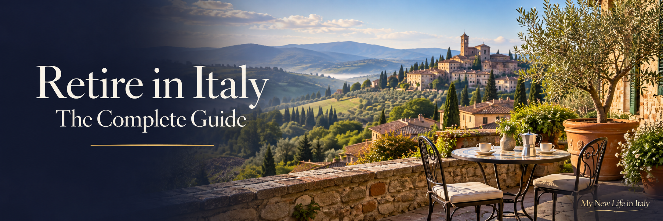 Banner image for retire in italy: the complete guide webpage