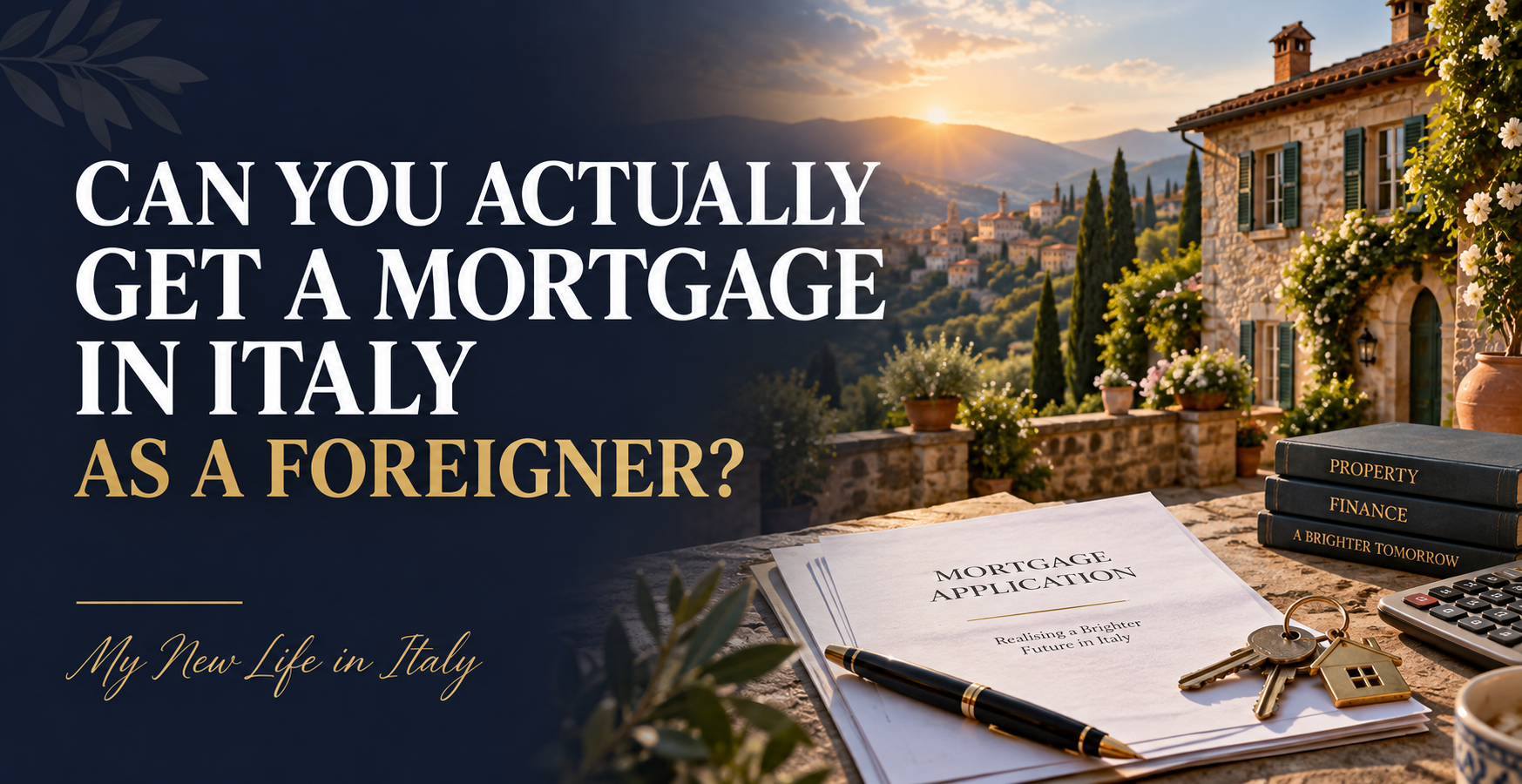 Hero image for the" Cany ou get a mortgage in Italy as a foreigner?"