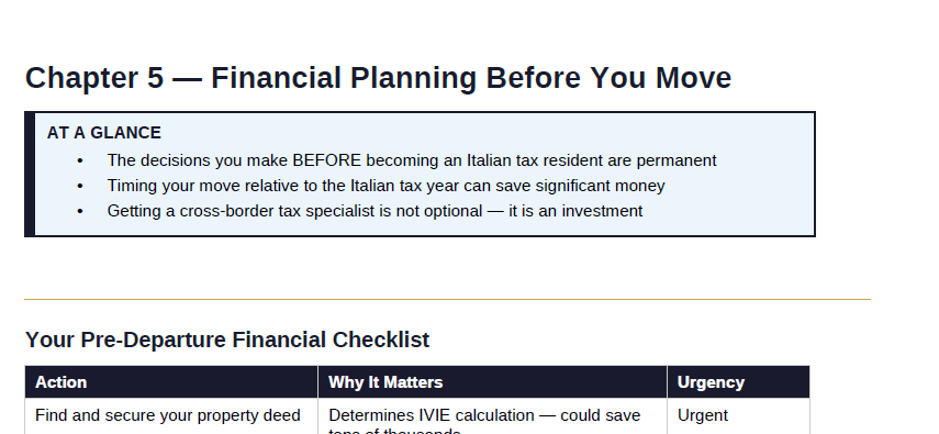 Insert form The Italy Retirement Blueprint