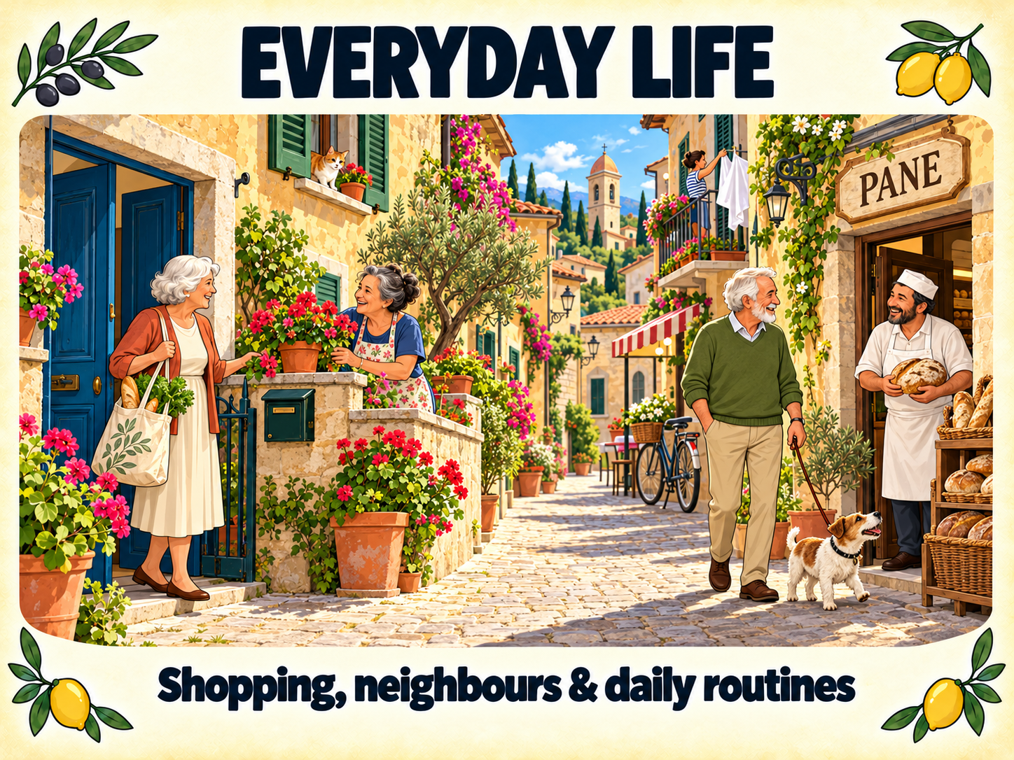 Everyday life in Italy