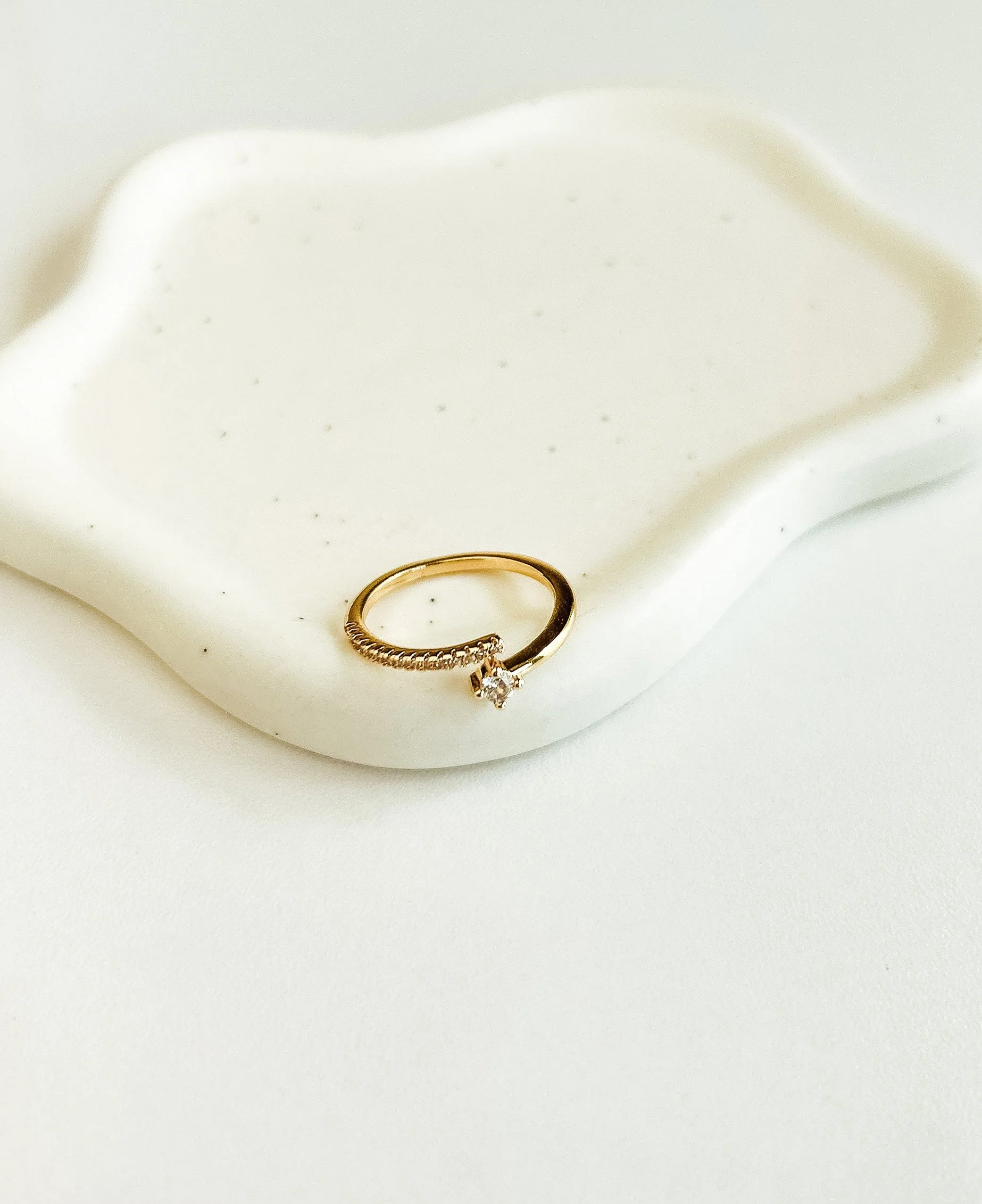 Open Zirconia Ring